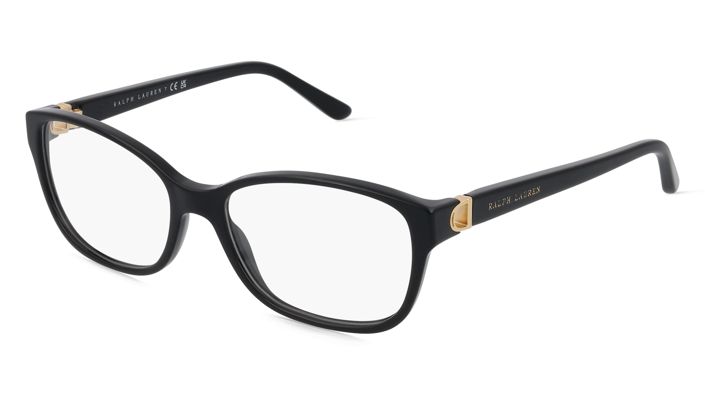 Polo Ralph Lauren RL6136 Damen-Brille inkl. Gläser Vollrand Quadratisch Acetat-Gestell 53/16/135, Schwarz