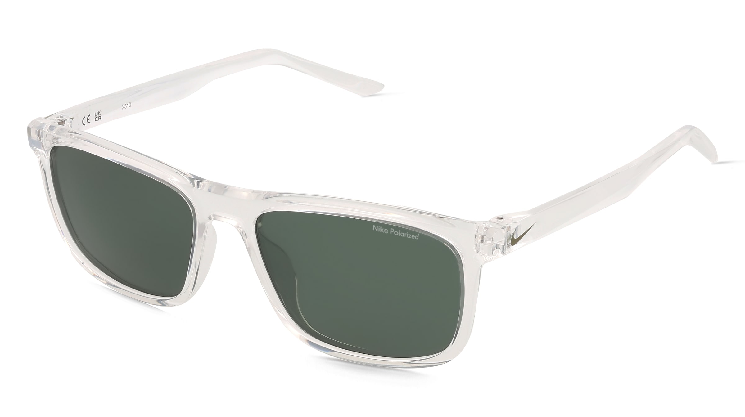 Nike EMBAR P FV2409 Unisex-Sonnenbrille Vollrand Quadratisch Acetat Spritzguss-Gestell, Transparent