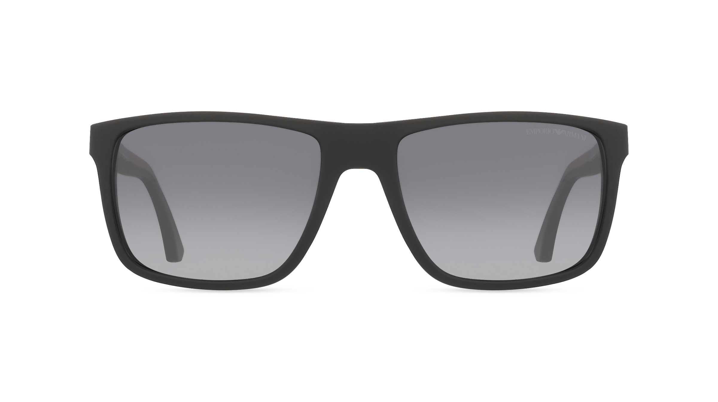 Emporio Armani EA4033 Herren-Sonnenbrille Vollrand Eckig Kunststoff-Gestell, Grau