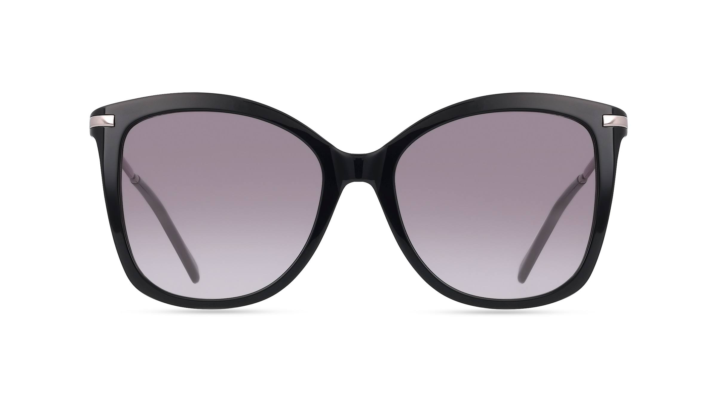 Calvin Klein CK22514S Damen-Sonnenbrille Vollrand Butterfly Kunststoff-Gestell, schwarz