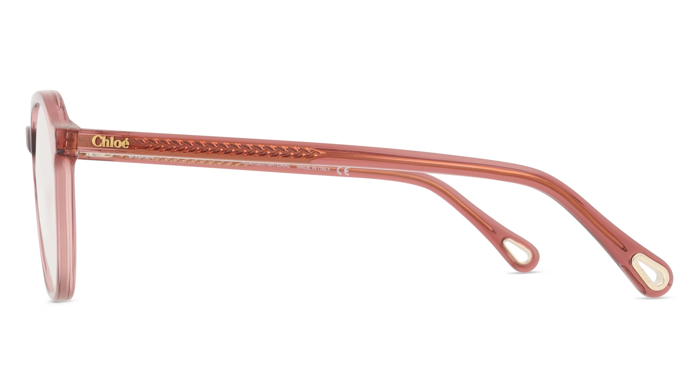 Thumbnail - Chloé CH0012O Unisex-Brille inkl. Gläser Vollrand Rund Kunststoff-Gestell 50mm/18mm/140mm, pink
