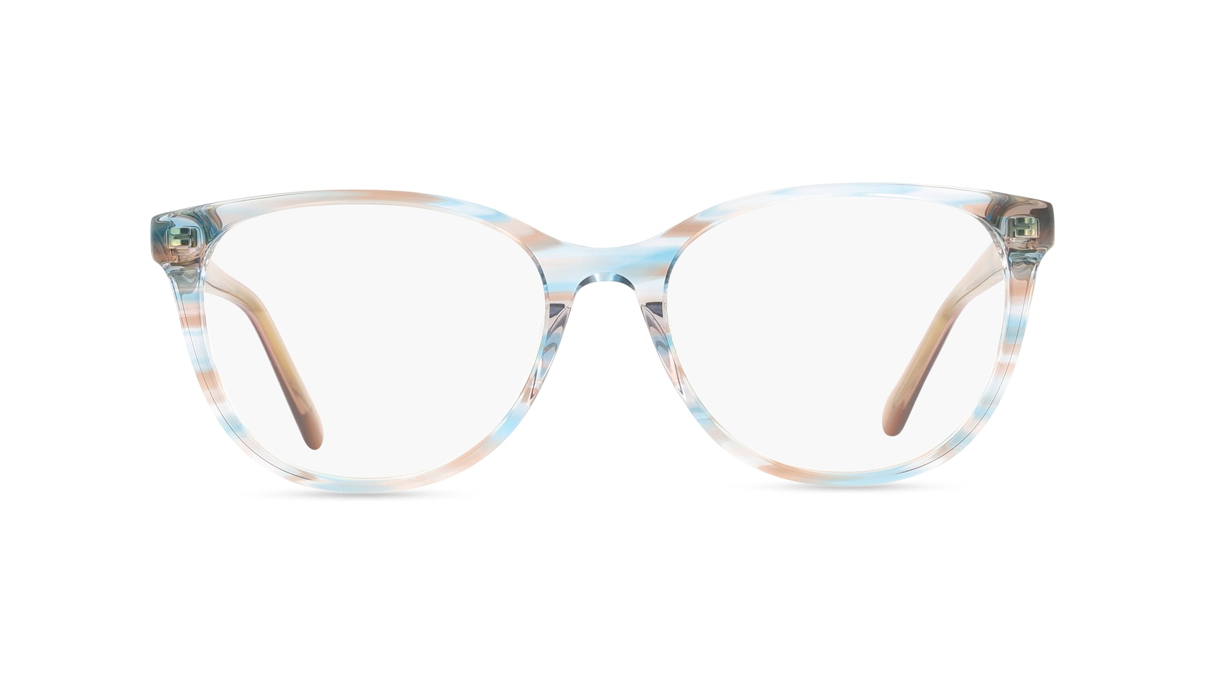 Fossil 7203 Damen-Brille inkl. Gläser Vollrand Quadratisch Acetat-Gestell 53/17/140, blau