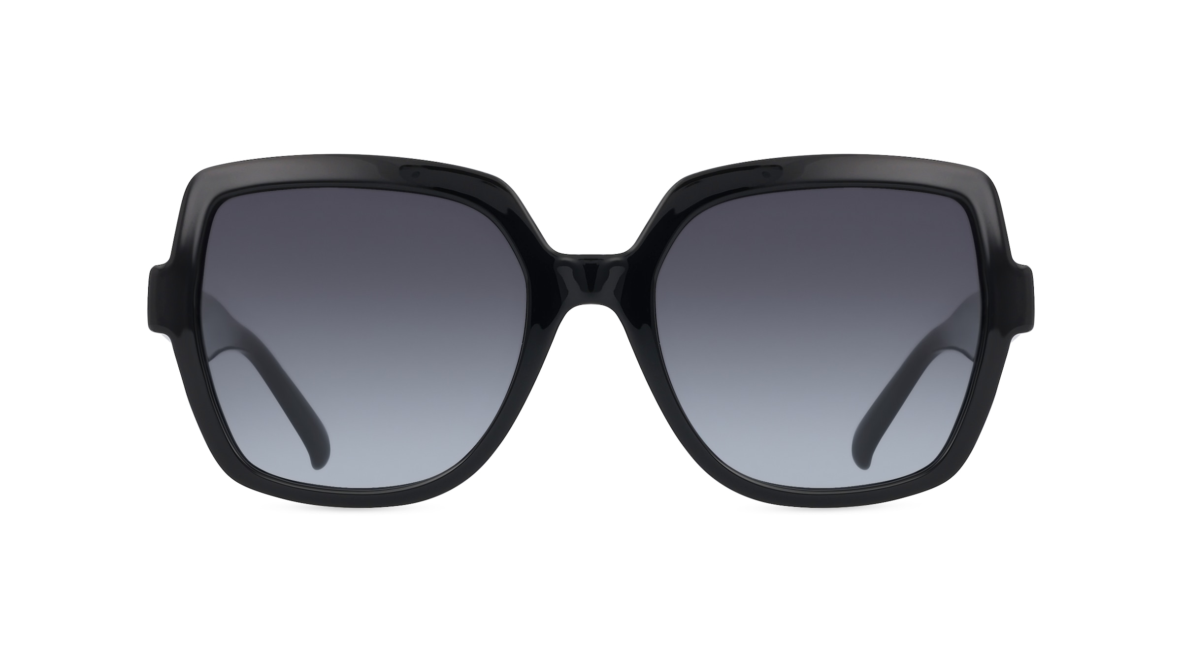 Fielmann MI 048 SUN FA CHLOE Damen-Sonnenbrille Vollrand Eckig Acetat-Gestell, schwarz