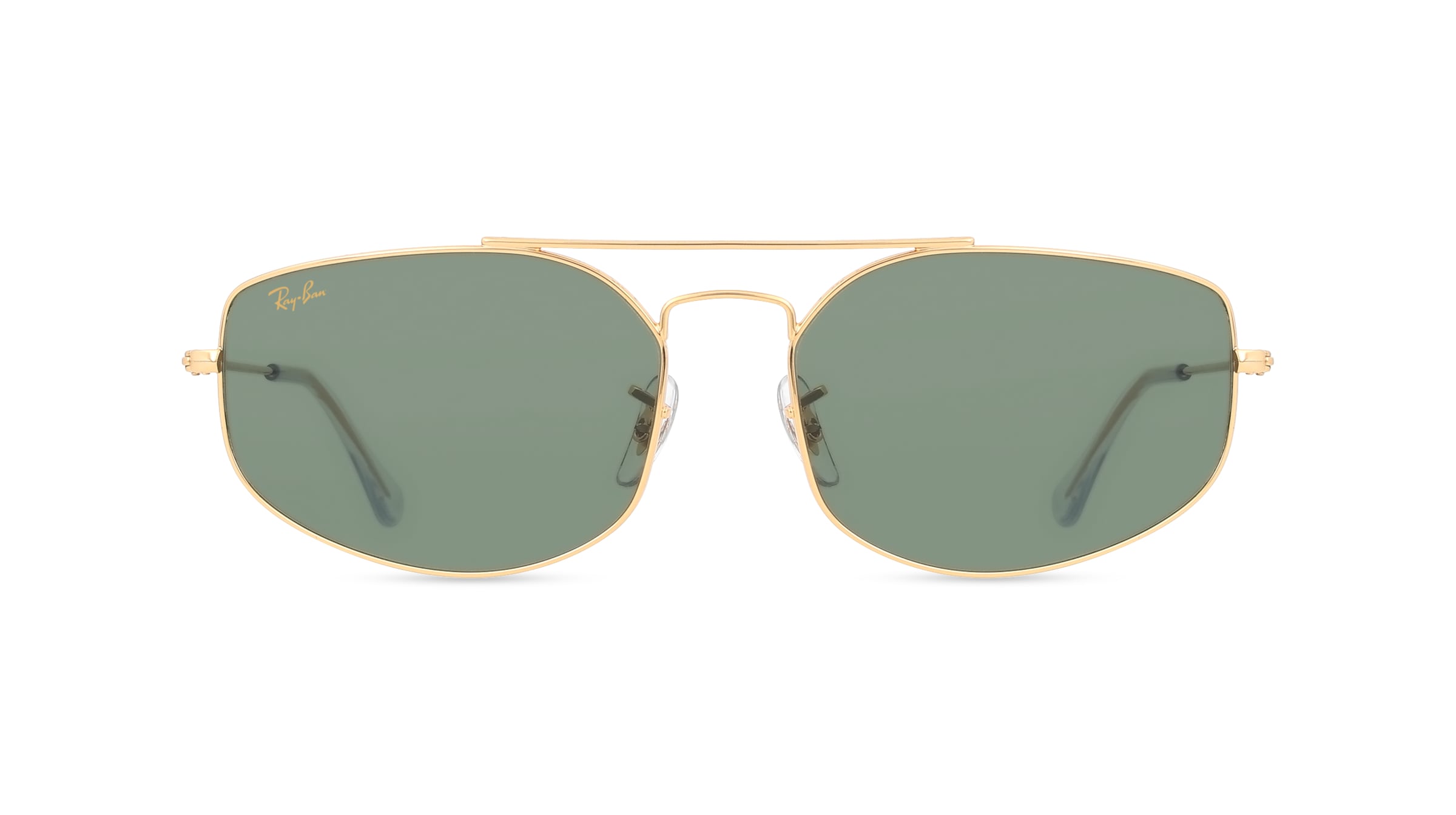 Ray-Ban RB3845 Damen-Sonnenbrille Vollrand Eckig Metall-Gestell, gold