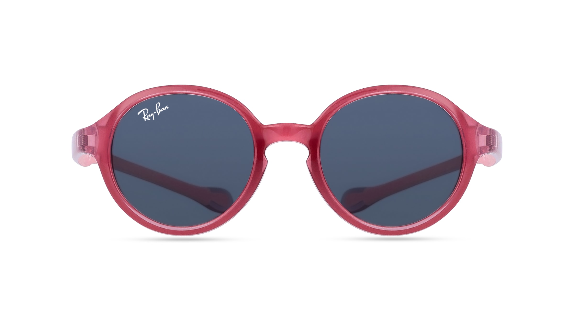 Ray-Ban Junior RJ 9075S Baby-Sonnenbrille Vollrand Panto Kunststoff-Gestell, pink