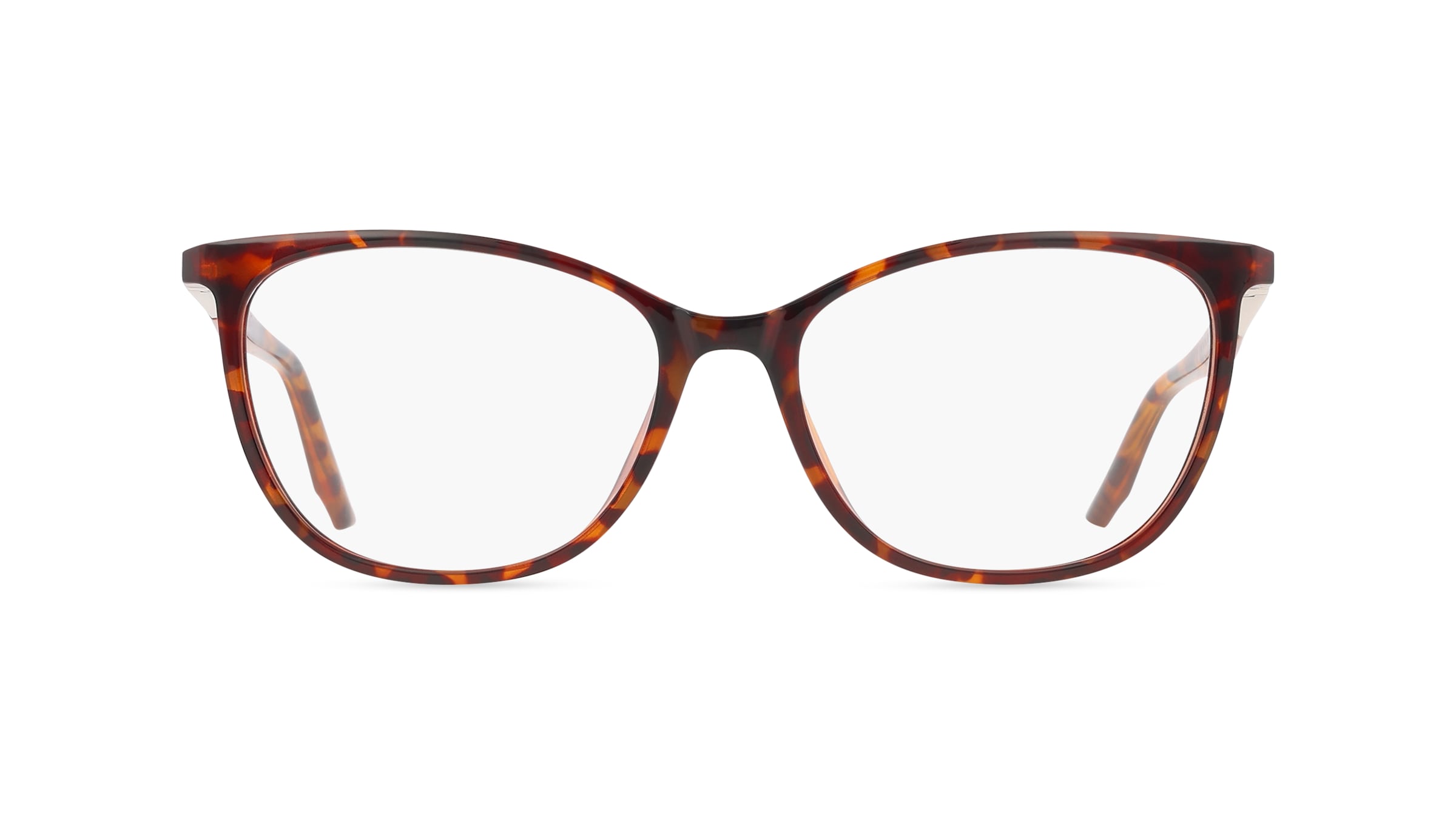 Calvin Klein CK25512 Damen-Brille inkl. Gläser Vollrand Cateye Kunststoff-Gestell 54mm/16mm/145mm, Havanna