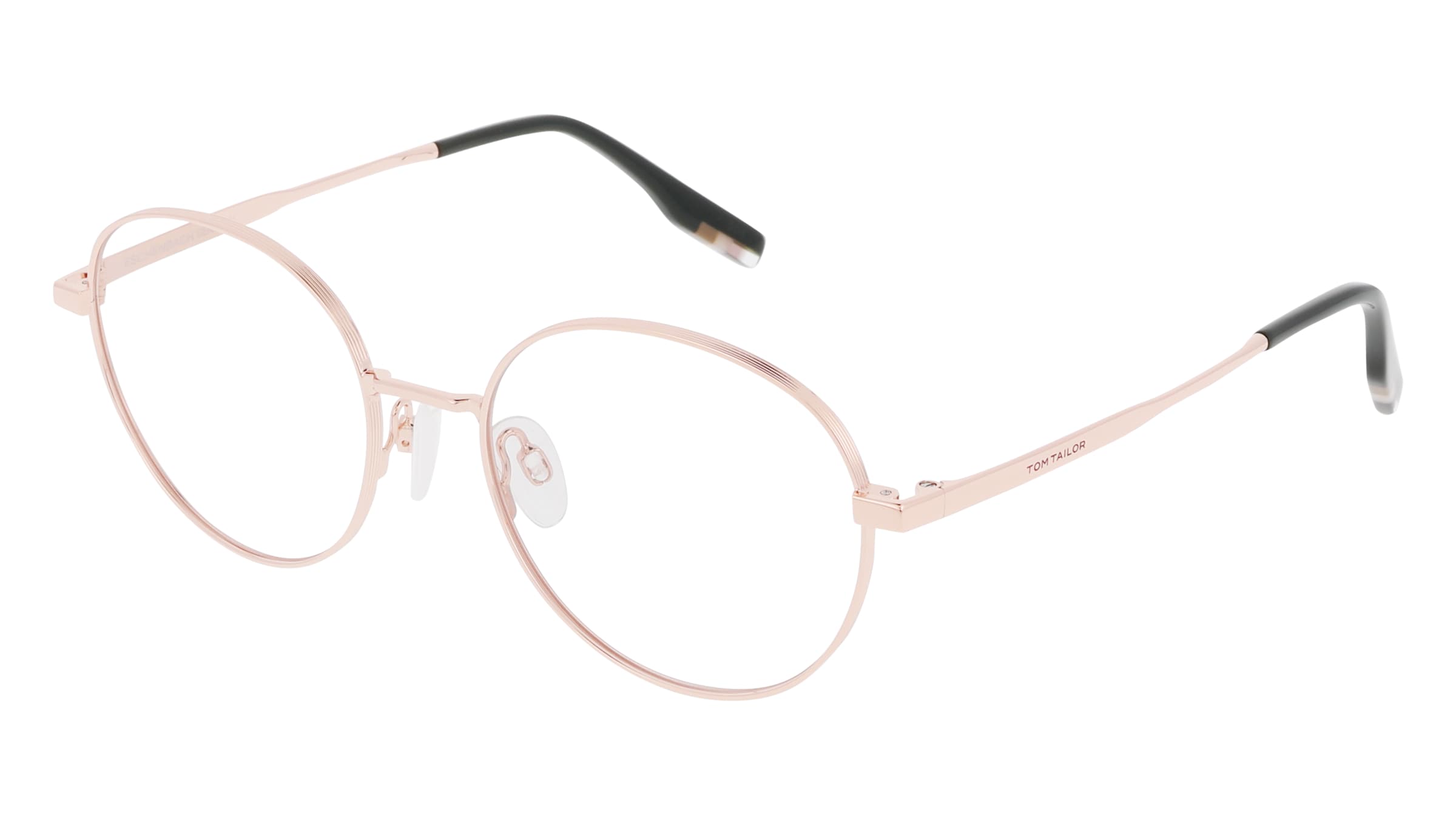 Tom Tailor 672009 Damen-Brille inkl. Gläser Vollrand Rund Metall-Gestell 51/18/140, Pink