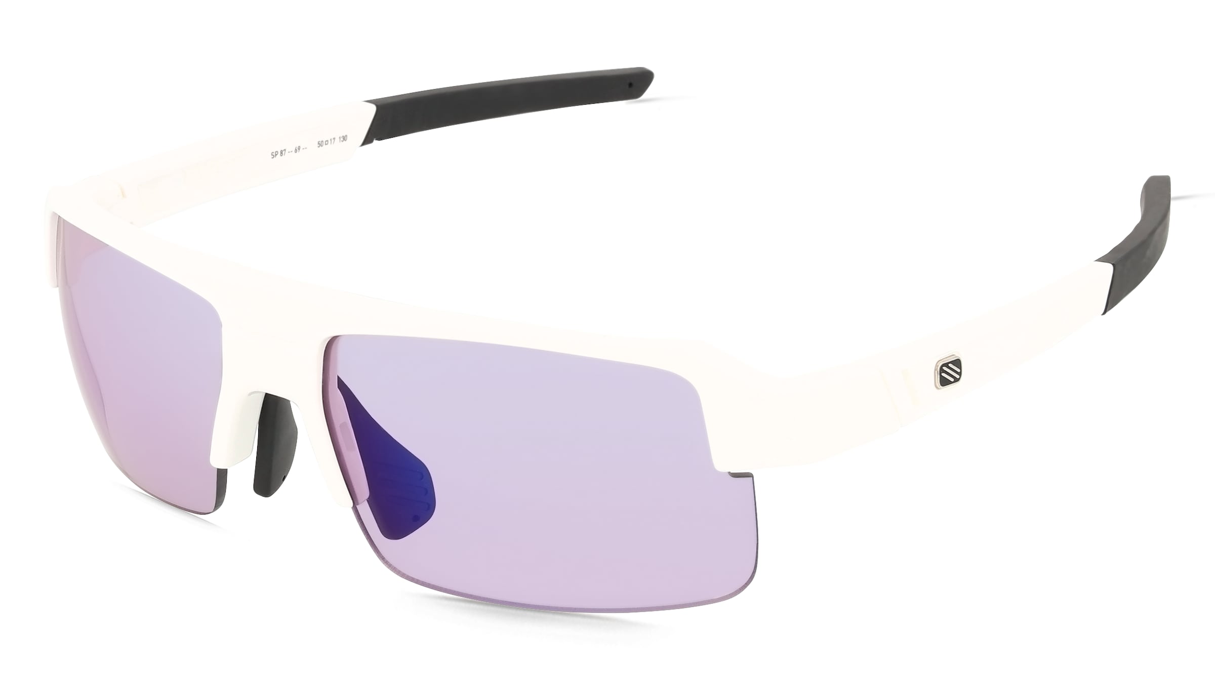 Rudy Project SP877569 SIRIUS Unisex-Sonnenbrille Halbrand Eckig Kunststoff-Gestell, Weiß
