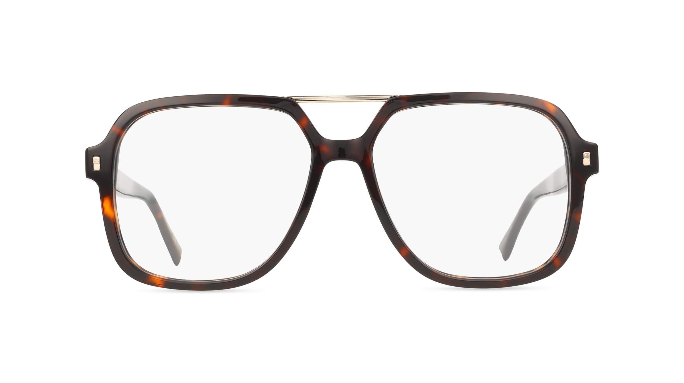 Dsquared2 D2 0145 Herren-Brille inkl. Gläser Vollrand Eckig Acetat-Gestell 50mm/16mm/145mm, Havanna