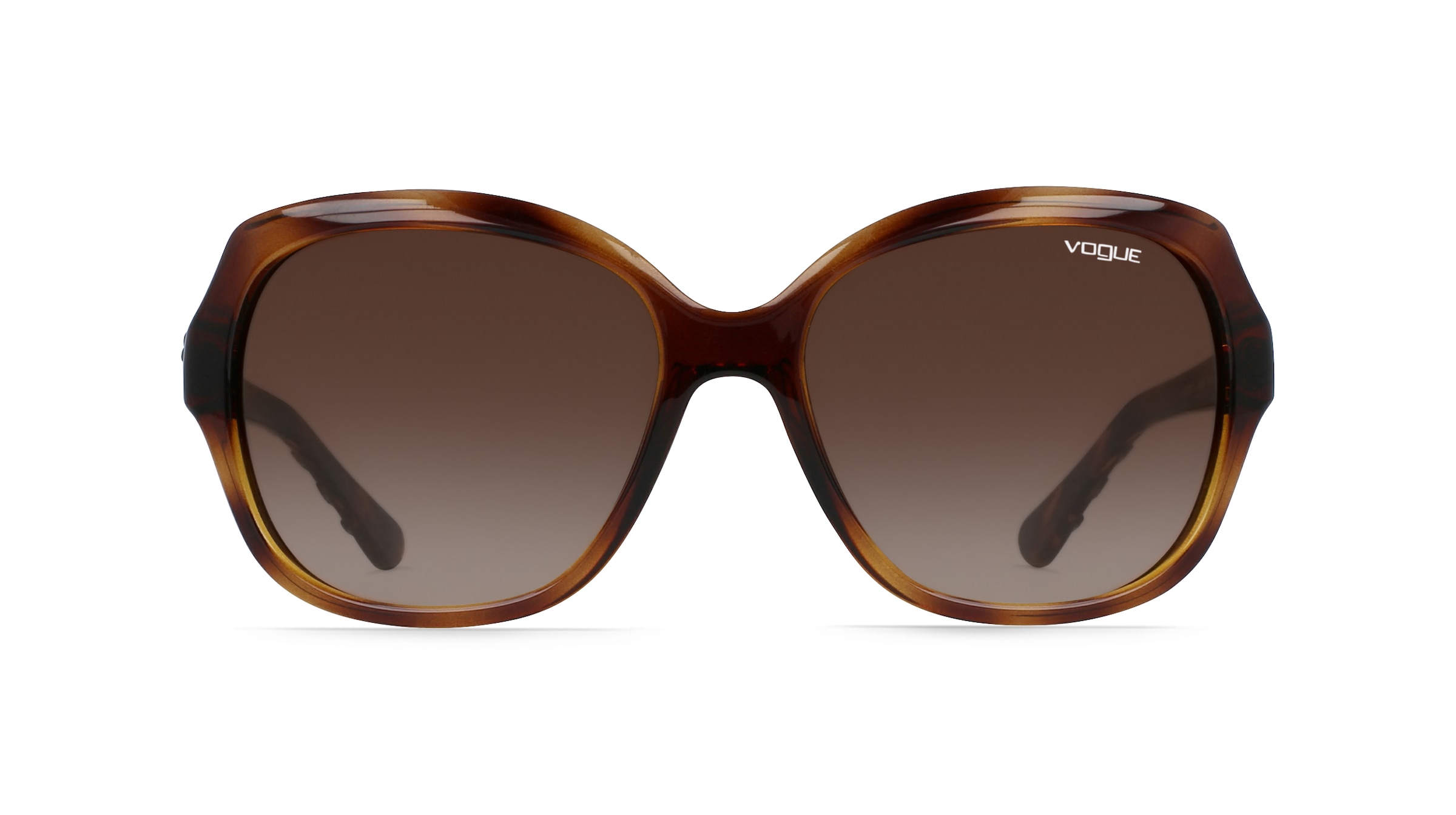 Vogue eyewear VO2871S Damen-Sonnenbrille Vollrand Butterfly Kunststoff-Gestell, braun