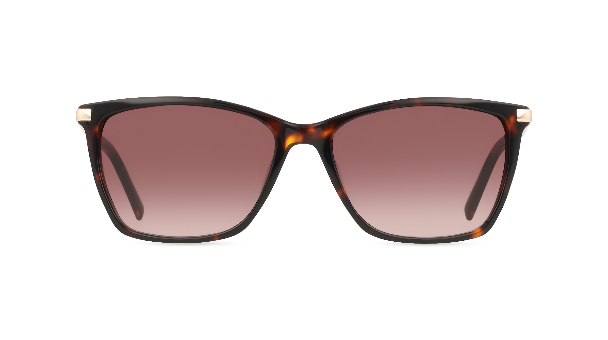 DKNY DK539S Damen-Sonnenbrille Vollrand Eckig Acetat-Gestell, braun