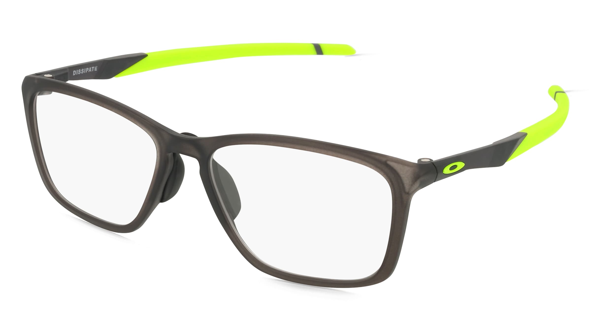 Oakley OX8062D Herren-Brille inkl. Gläser Vollrand Eckig Kunststoff-Gestell 57mm/17mm/143mm, grau