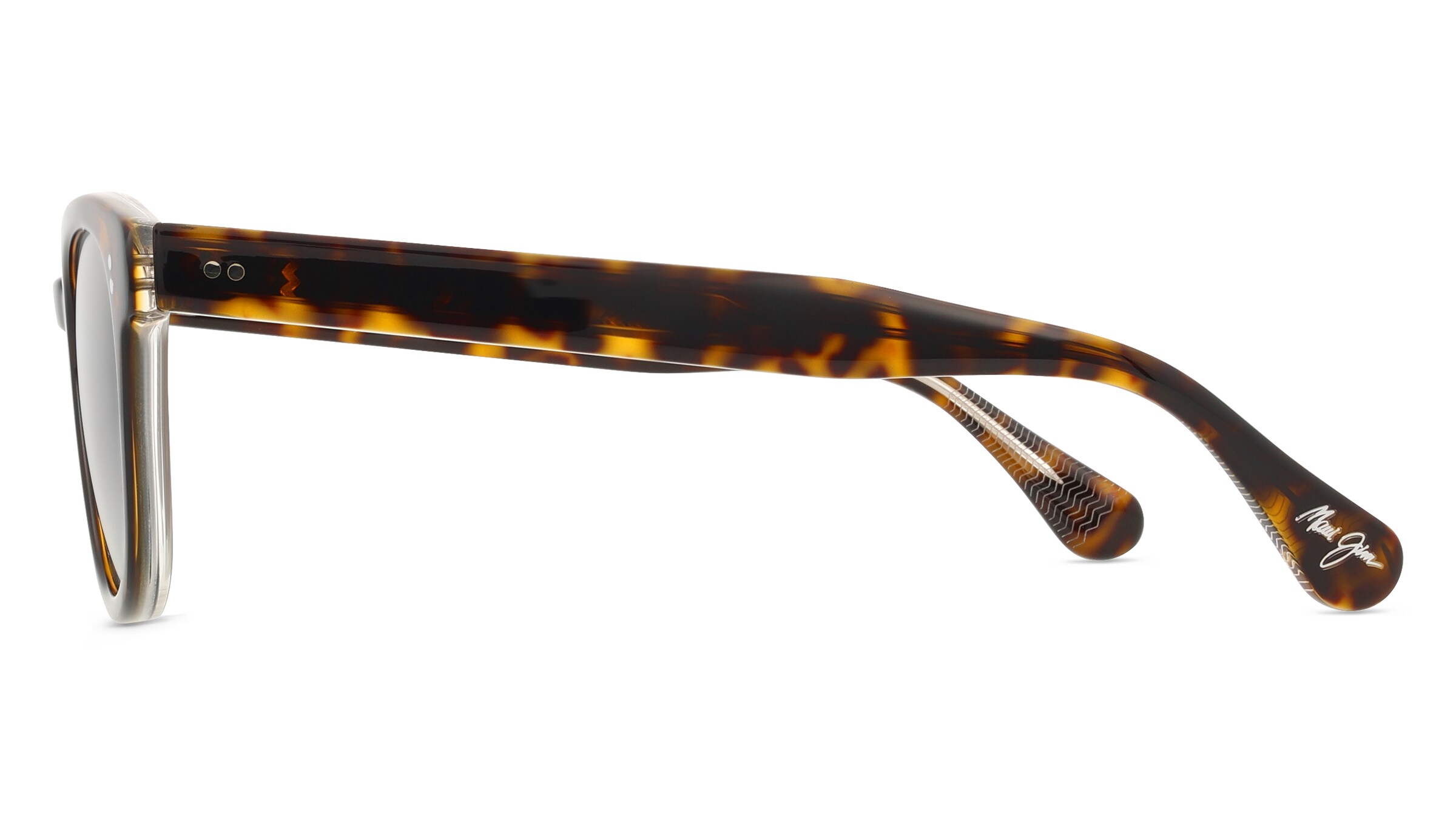 Thumbnail - Maui Jim H842 Cheetah 5 Unisex-Sonnenbrille Vollrand Rund Acetat-Gestell, braun