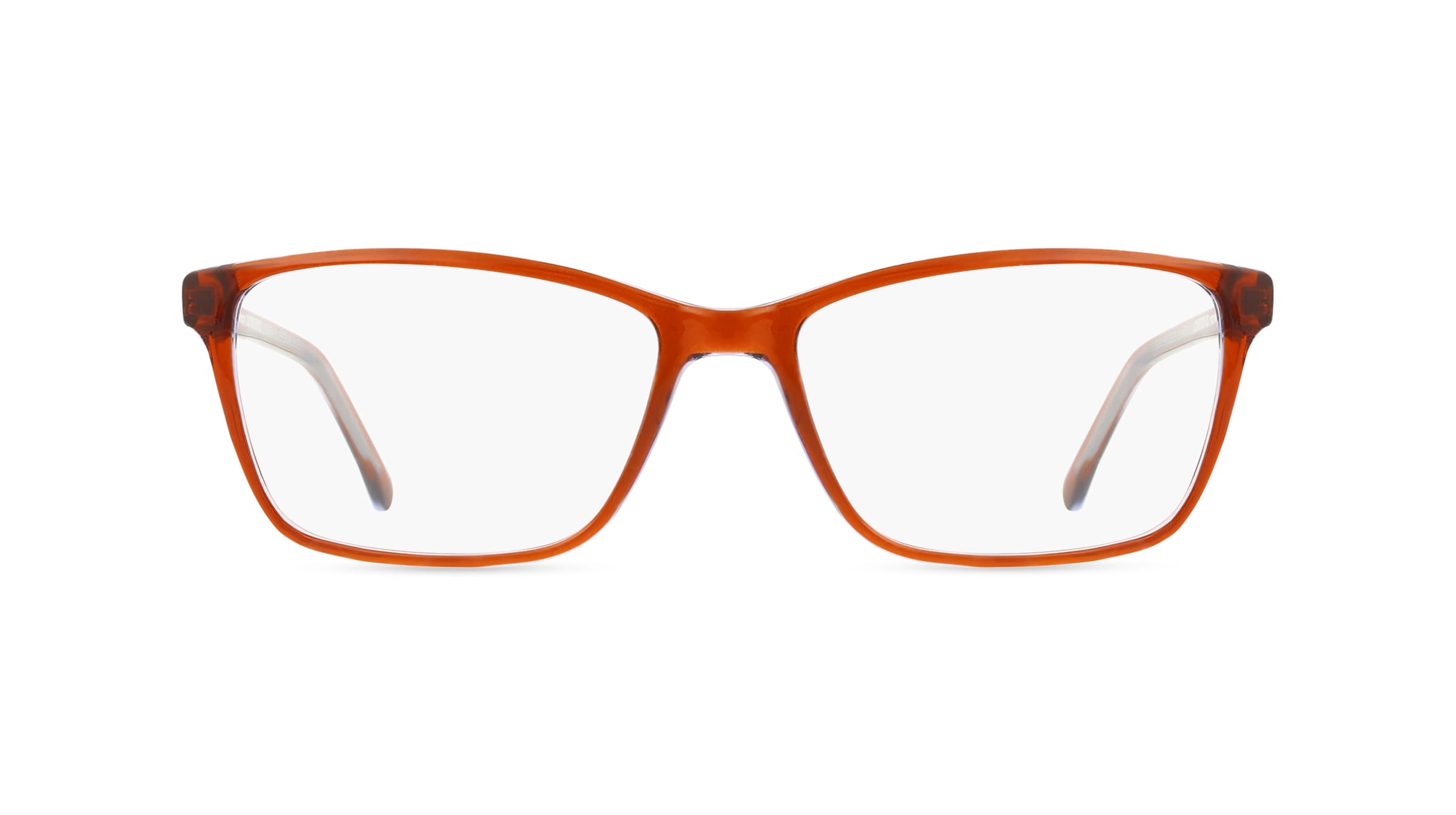 Fielmann OU 050 FLEX CL Damen-Brille inkl. Gläser Vollrand Eckig Acetat-Gestell 53mm/15mm/140mm, braun