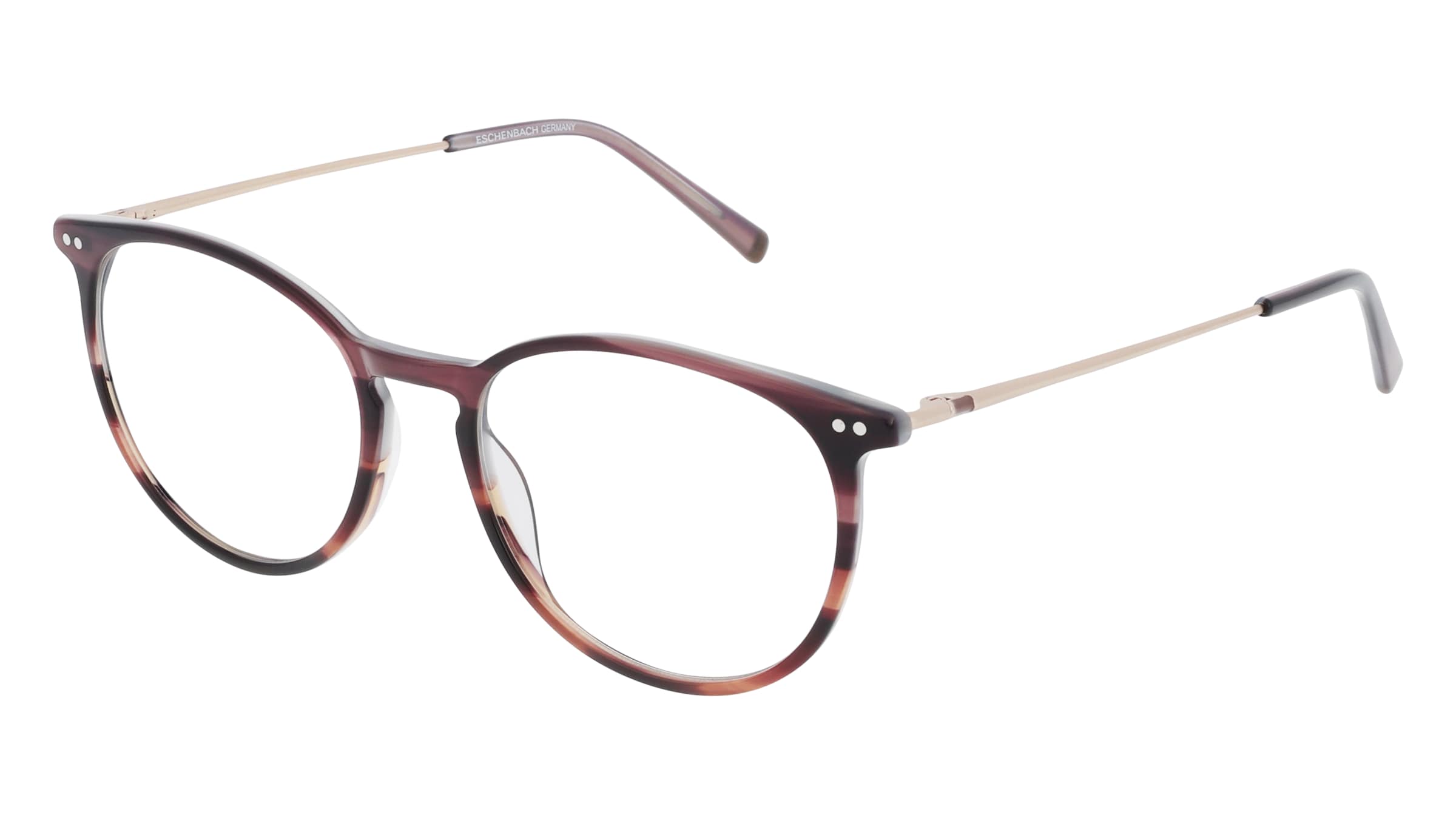 HUMPHREY’S eyewear 581069 Unisex-Brille inkl. Gläser Vollrand Panto Acetat-Gestell 51/17/145, Braun