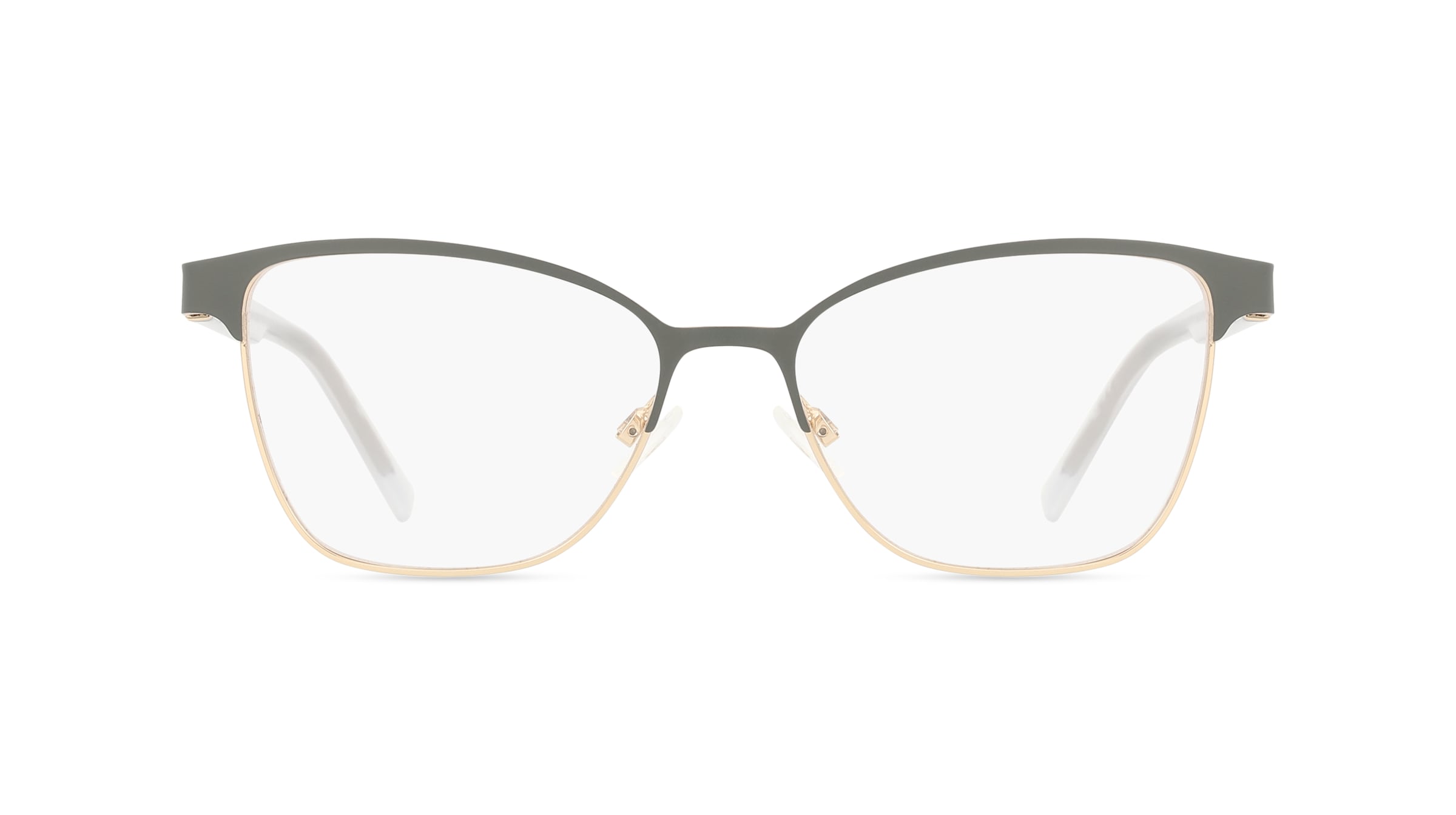 DKNY DK3007 Damen-Brille inkl. Gläser Vollrand Butterfly Metall-Gestell 52mm/16mm/135mm, grau