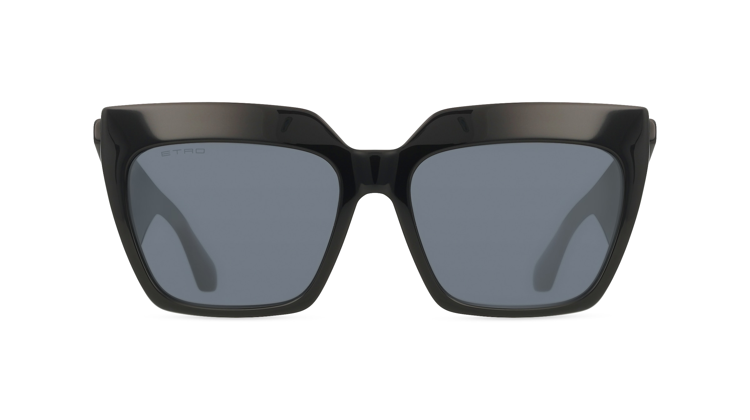 Etro 0001/S Damen-Sonnenbrille Vollrand Eckig Acetat-Gestell, schwarz