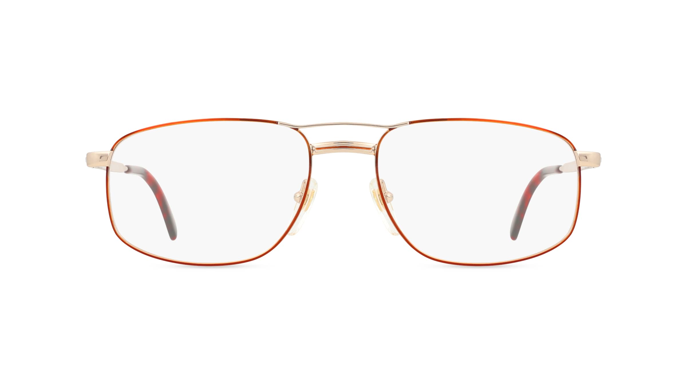 Fielmann OPH 9569 FLEX CL Herren-Brille inkl. Gläser Vollrand Eckig Metall-Gestell 56mm/19mm/145mm, gold