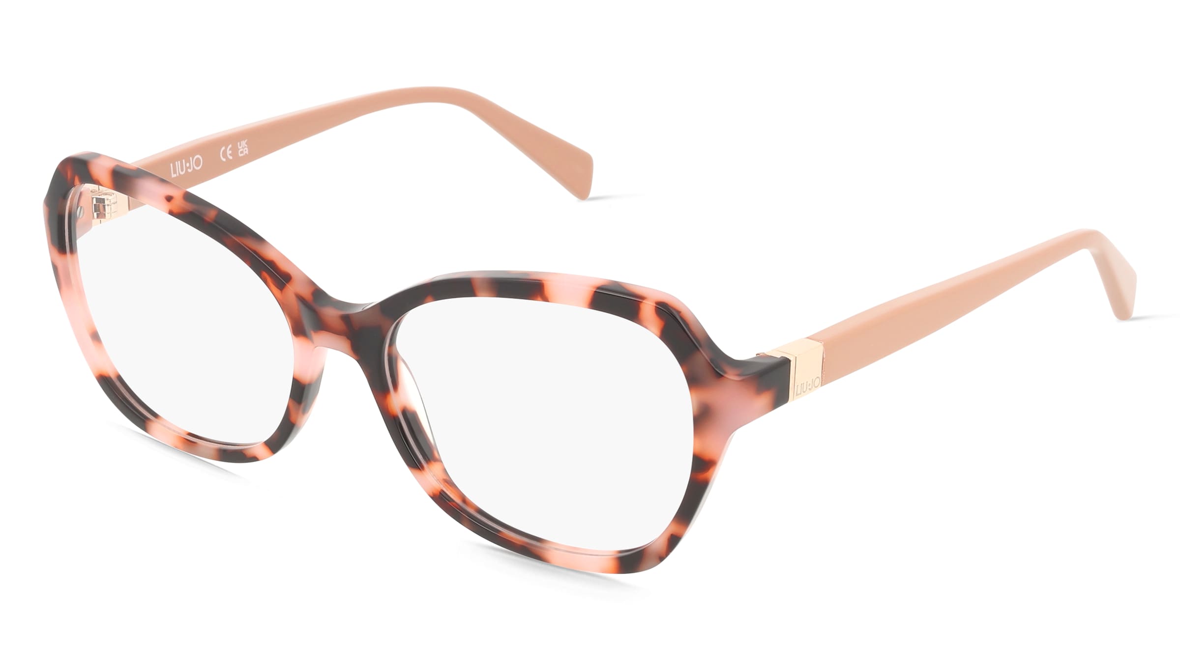 Liu Jo LJ2813 Damen-Brille inkl. Gläser Vollrand Oval Acetat-Gestell 53/16/140, Pink