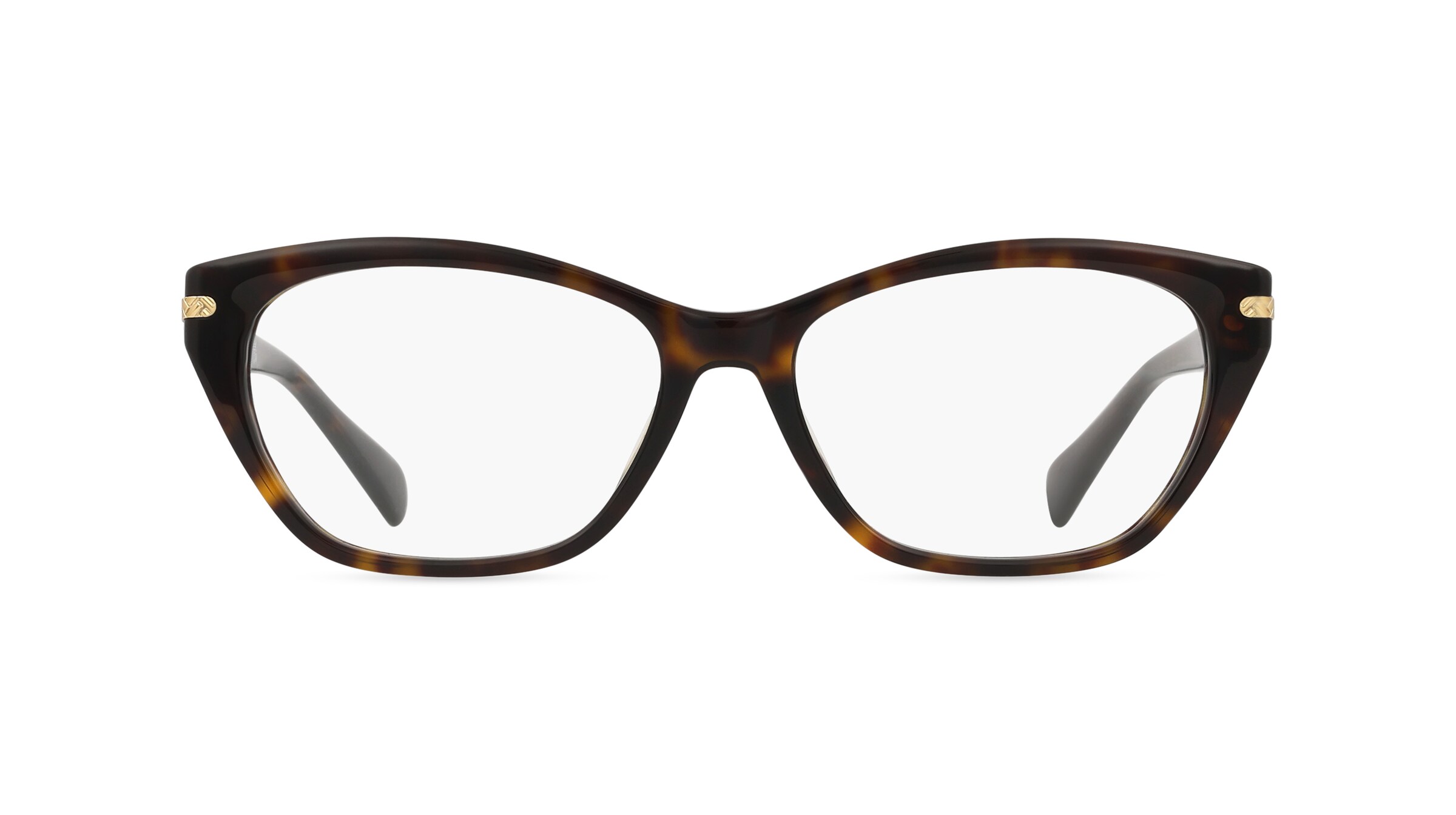 Ralph 0RA7161U Damen-Brille inkl. Gläser Vollrand Eckig Acetat-Gestell 55mm/16mm/145mm, braun