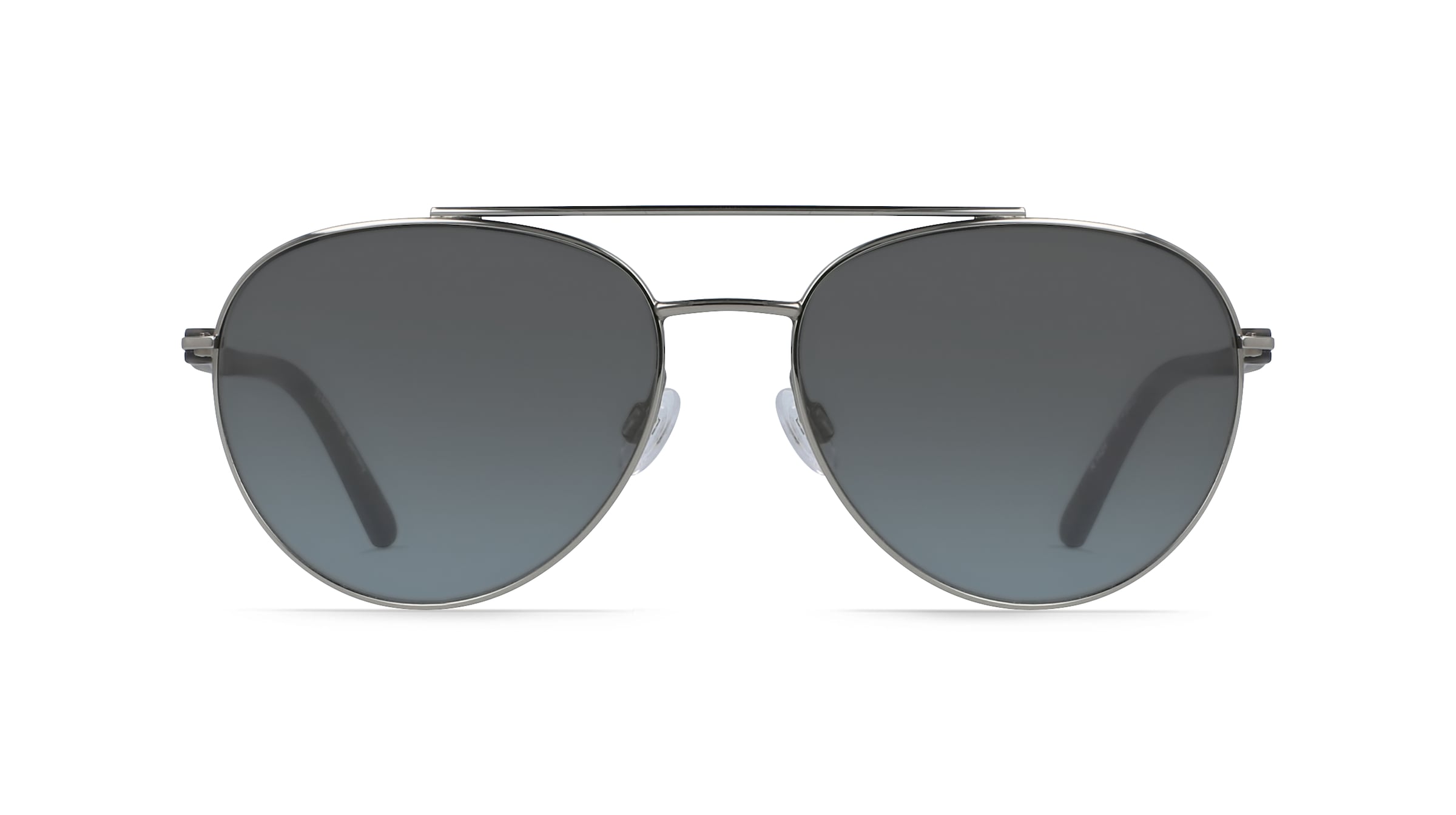 Rodenstock R 1424 Unisex-Sonnenbrille Vollrand Pilot Edelstahl-Gestell, grau