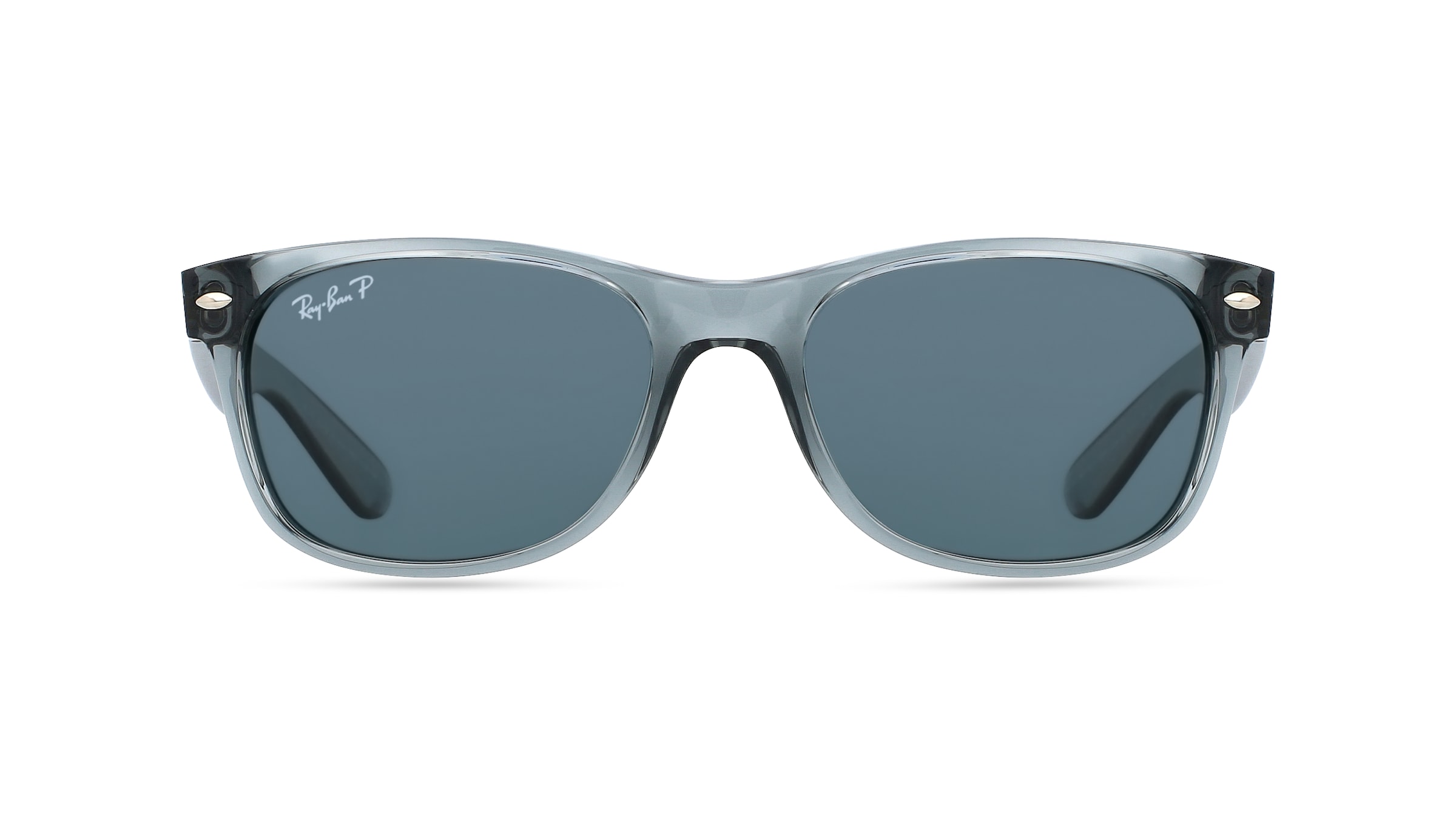 Ray-Ban RB 2132 NEW WAYFARER Unisex-Sonnenbrille Vollrand Eckig Kunststoff-Gestell, grau