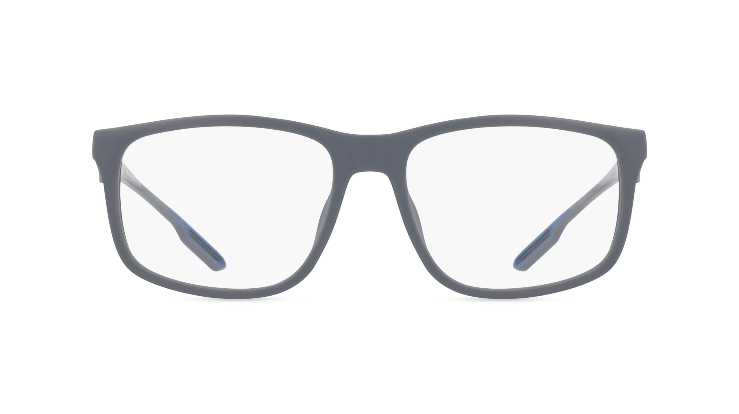 Emporio Armani EA3209U Herren-Brille inkl. Gläser Vollrand Quadratisch Acetat-Gestell 56/17/145, grau