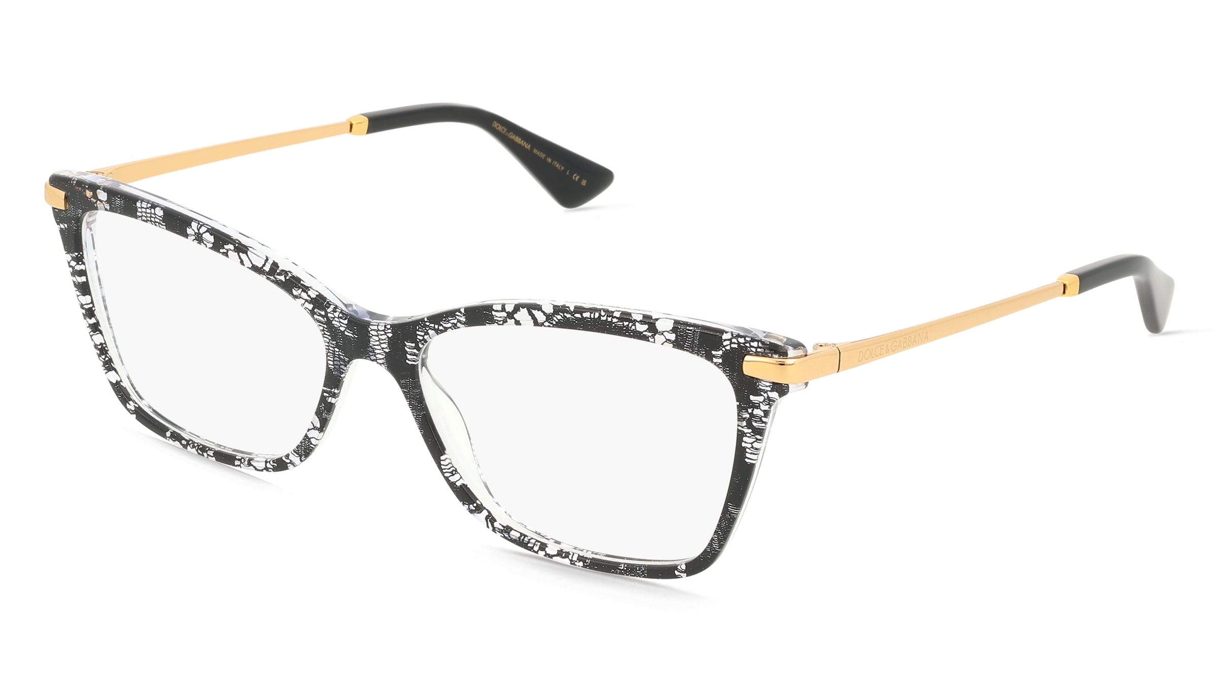 Dolce&amp;Gabbana DG3393 Damen-Brille inkl. Gläser Vollrand Panto Acetat-Gestell 56/16/145, Schwarz