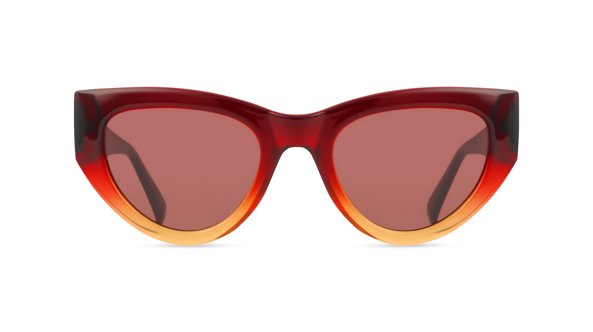 Fielmann MC 630 SUN FA AMY II Damen-Sonnenbrille Vollrand Butterfly Acetat-Gestell, rot