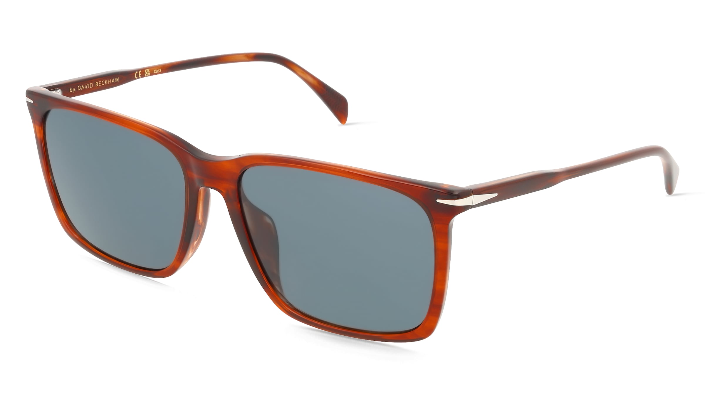 David Beckham Db 1145/G/S Herren-Sonnenbrille Vollrand Quadratisch Acetat-Gestell, Braun