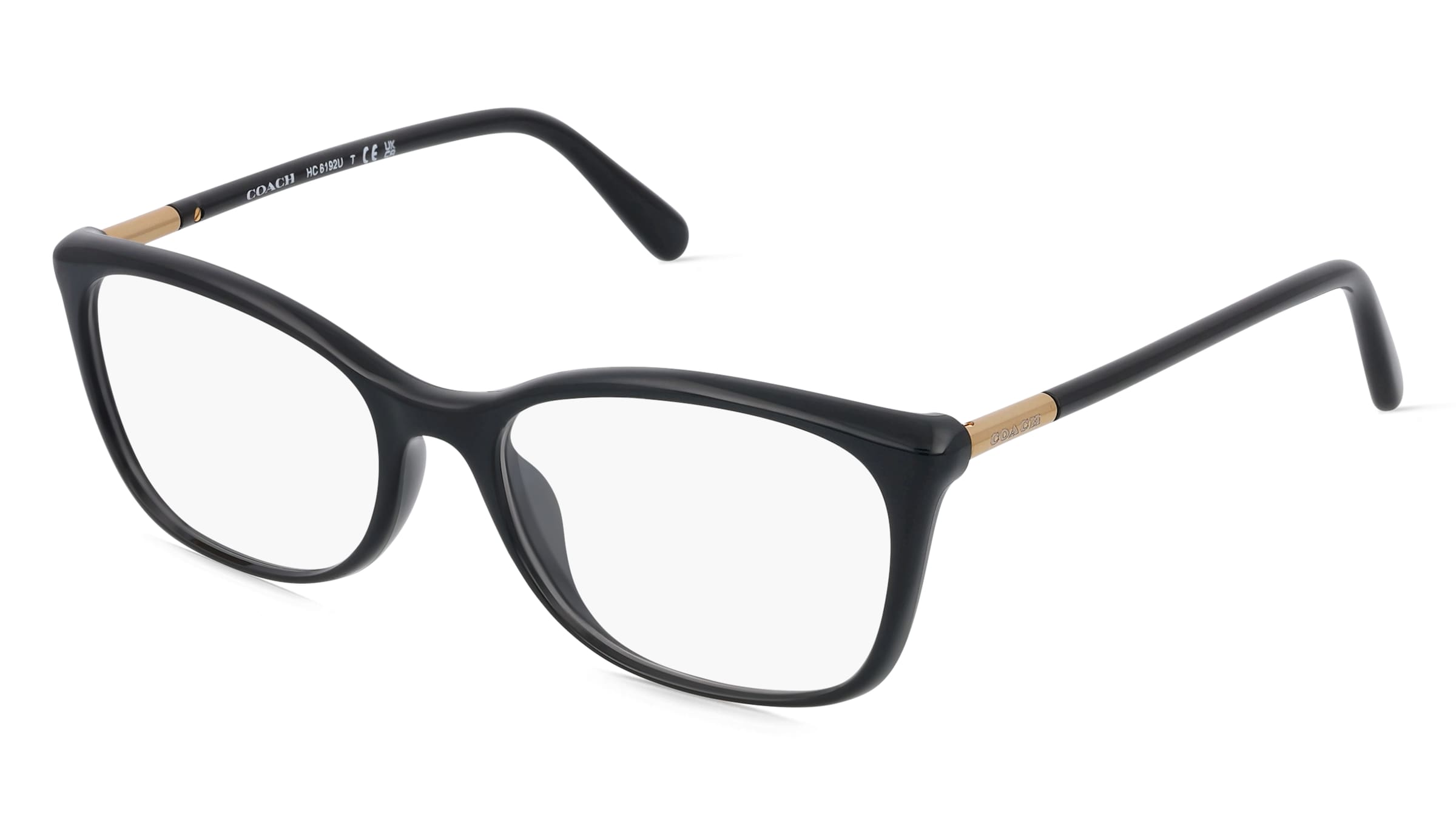 Coach HC6192U Damen-Brille inkl. Gläser Vollrand Cat Eye Kunststoff-Gestell 54/17/145, Schwarz
