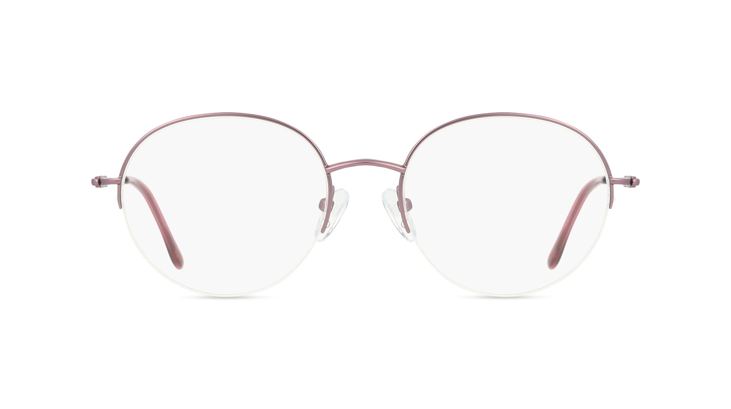 Fielmann BD 469 CL Unisex-Brille inkl. Gläser Nylor Panto Edelstahl-Gestell 48mm/20mm/140mm, pink