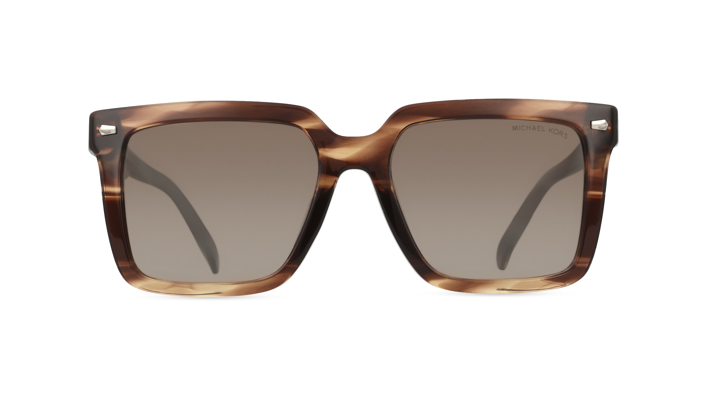 Michael Kors 0MK2217U ABRUZZO Herren-Sonnenbrille Vollrand Eckig Acetat-Gestell, braun