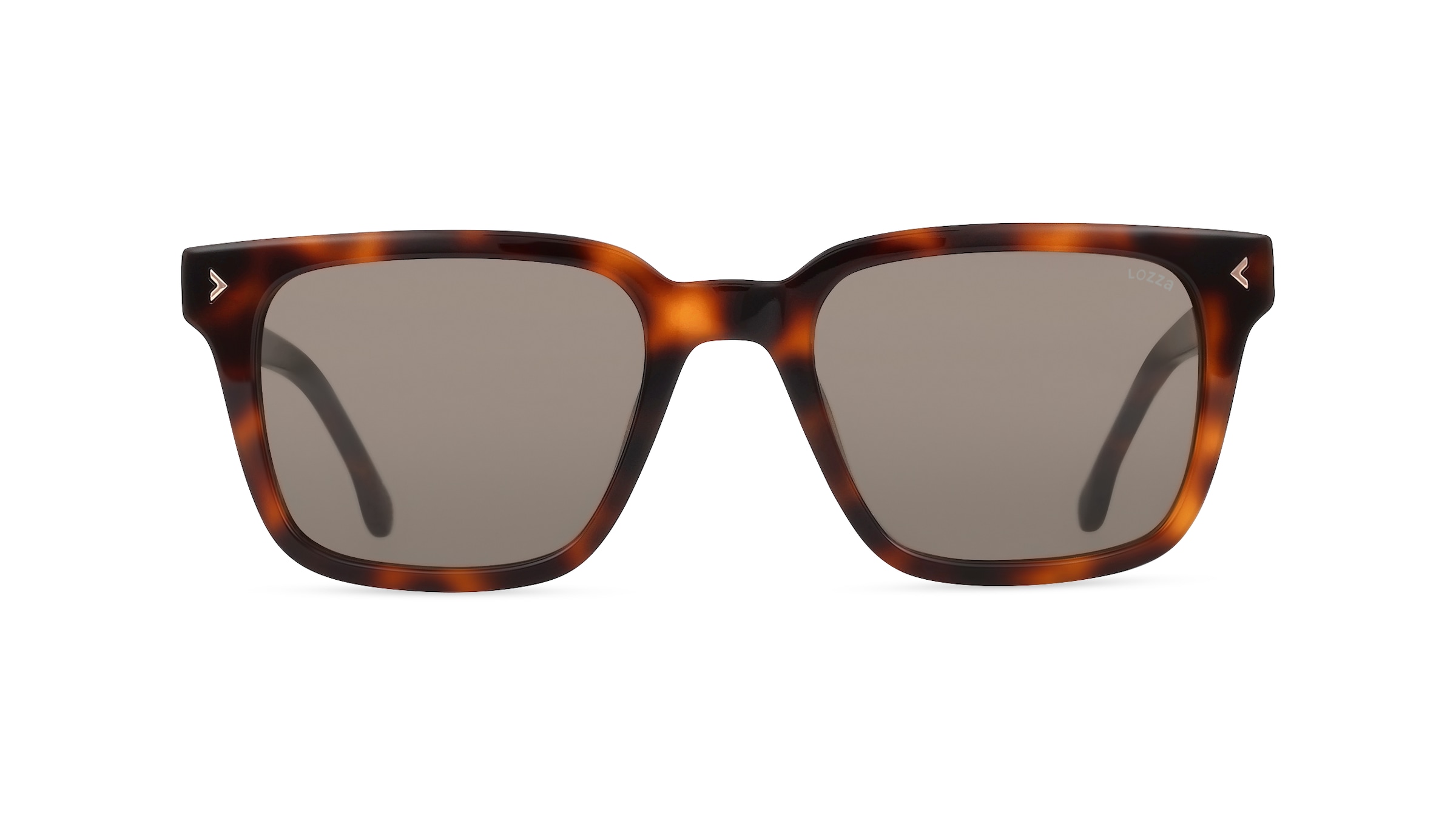 Lozza LOZSL4283 Herren-Sonnenbrille Vollrand Eckig Kunststoff-Gestell, braun