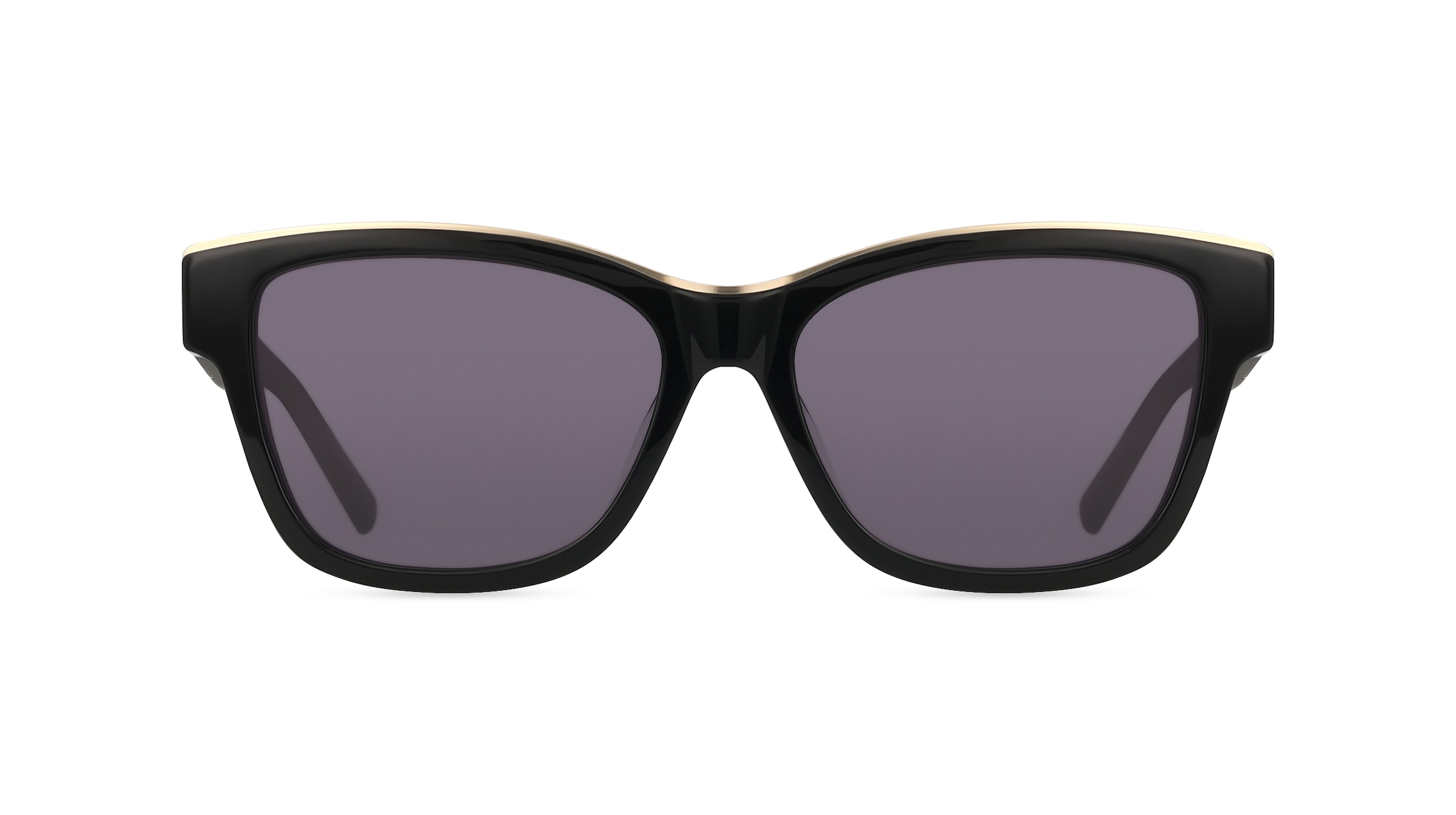 DKNY DK549S Damen-Sonnenbrille Vollrand Butterfly Acetat-Gestell, schwarz