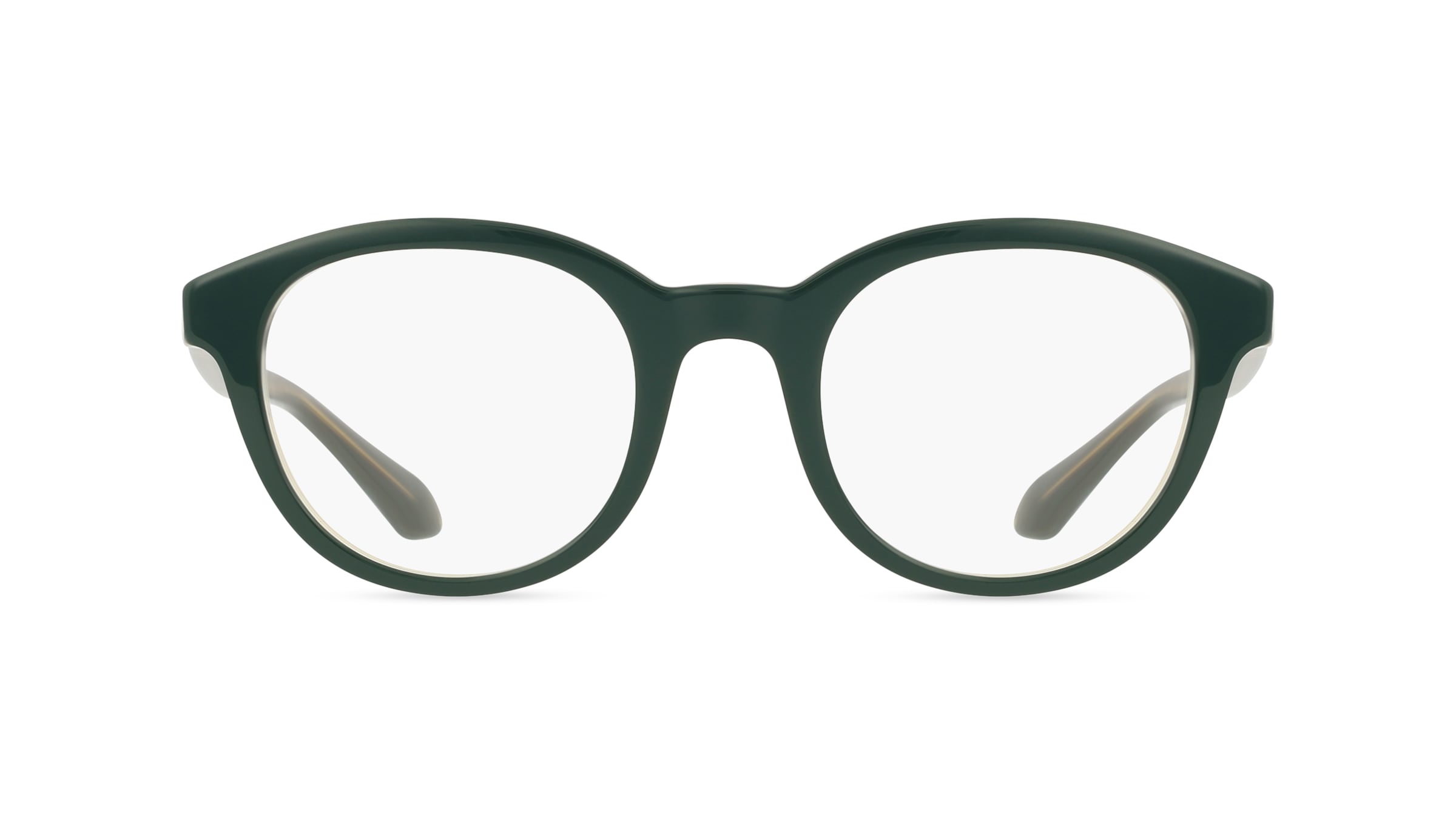 Giorgio Armani 0AR7256 Herren-Brille inkl. Gläser Vollrand Panto Acetat-Gestell 48/22/145, Grün