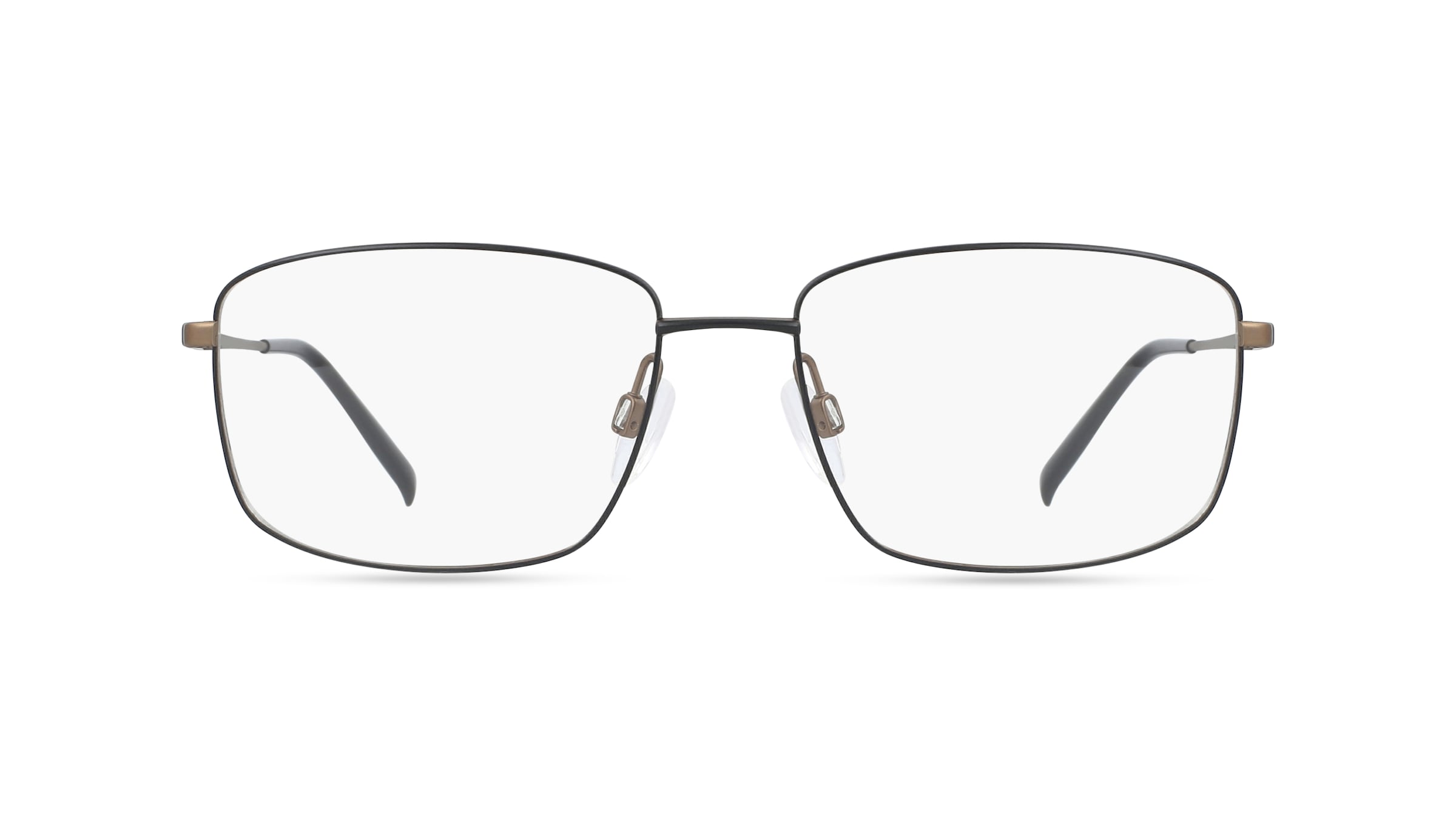 Fielmann CHARME 0842 CL Herren-Brille inkl. Gläser Vollrand Eckig Titan-Gestell 55mm/18mm/145mm, braun