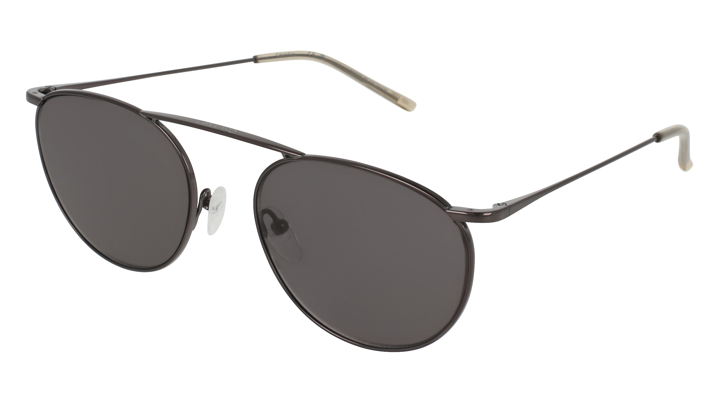 Calvin Klein CK26106ST Unisex-Sonnenbrille Vollrand Panto Titan-Gestell, Grau