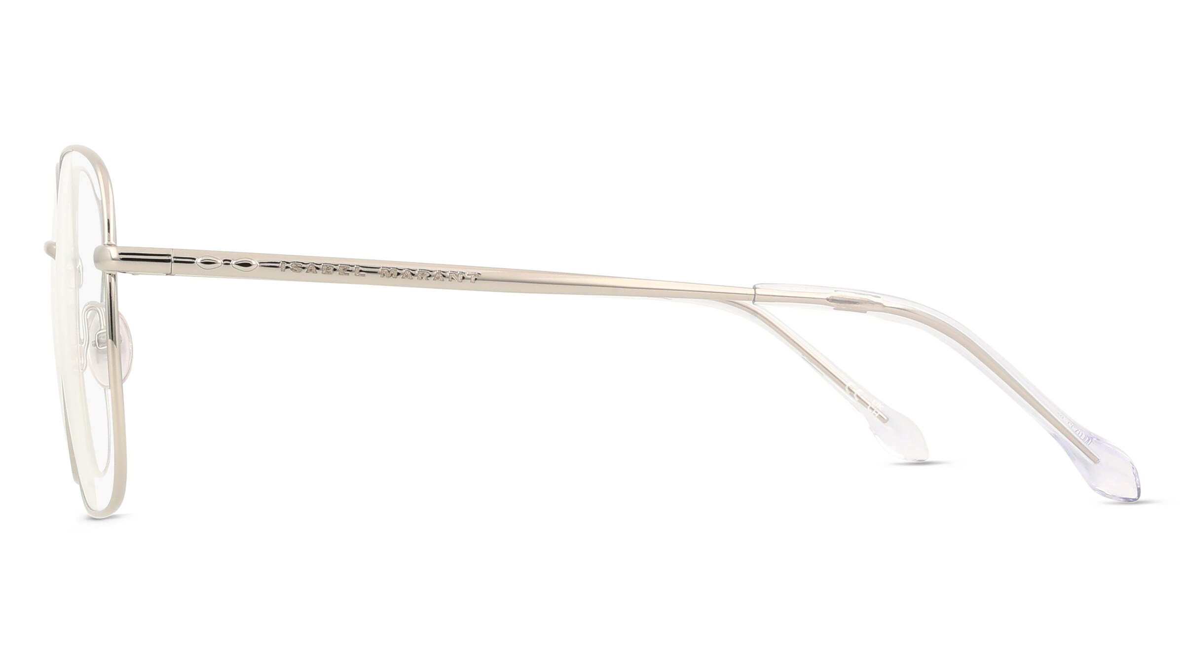 Thumbnail - Isabel Marant IM0235 Damen-Brille inkl. Gläser Vollrand Quadratisch Metall-Gestell 55/17/140, silber