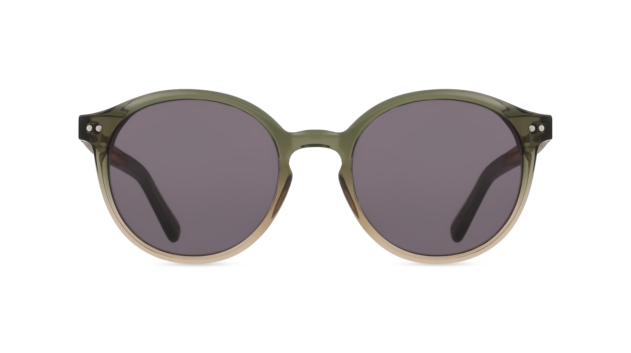 Woodfellas 10777 TROSTBERG Damen-Sonnenbrille Vollrand Rund Holz Acetate-Gestell, braun