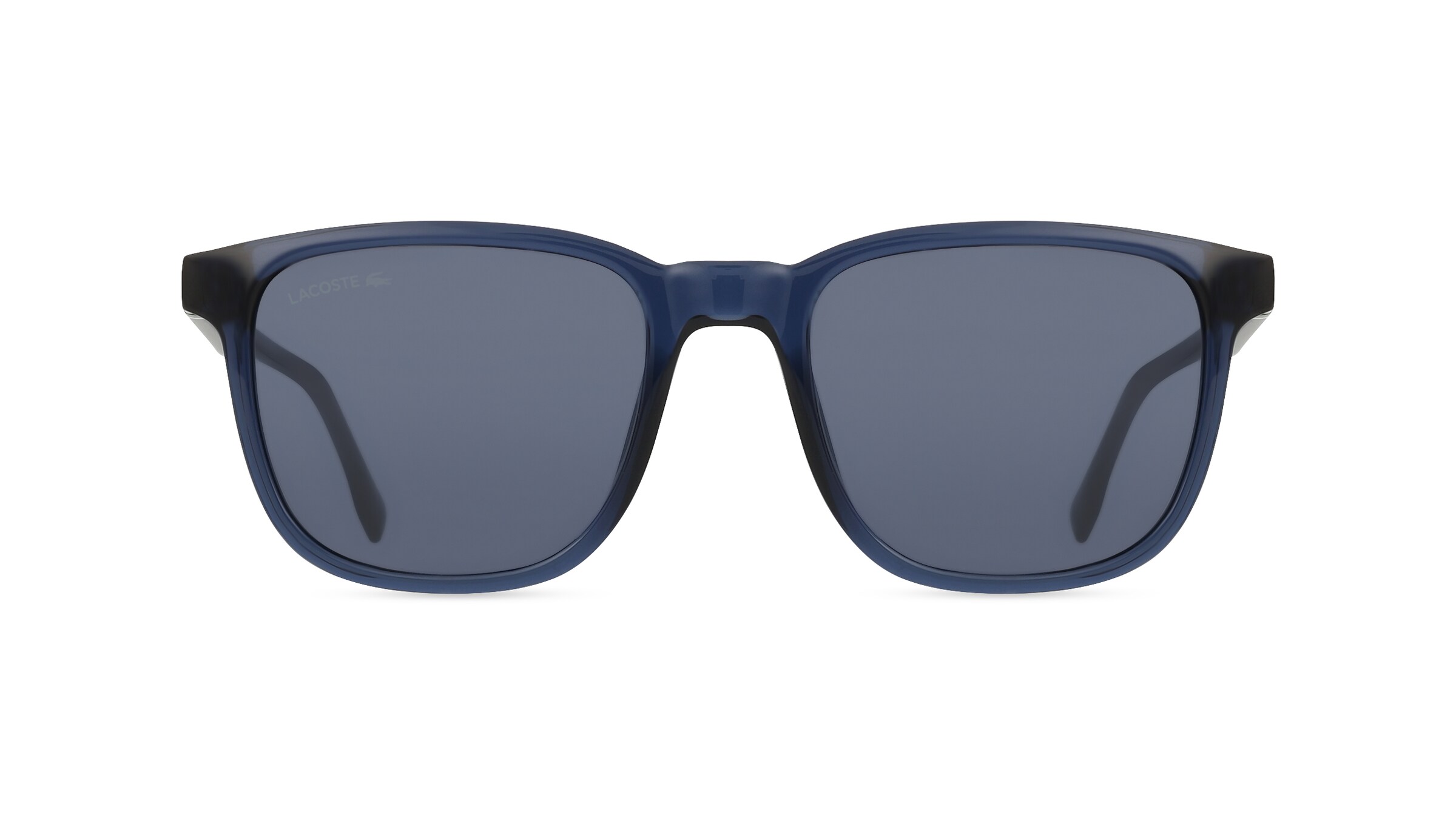 Lacoste L6029S Herren-Sonnenbrille Vollrand Eckig Bio-Kunststoff-Gestell, blau