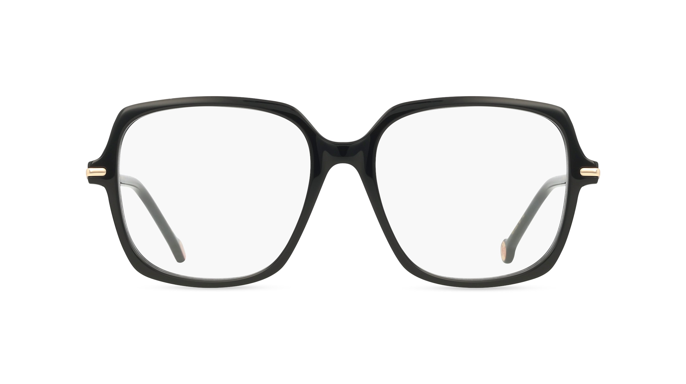 Carolina Herrera 233 Damen-Brille inkl. Gläser Vollrand Eckig Acetat-Gestell 54mm/16mm/140mm, schwarz