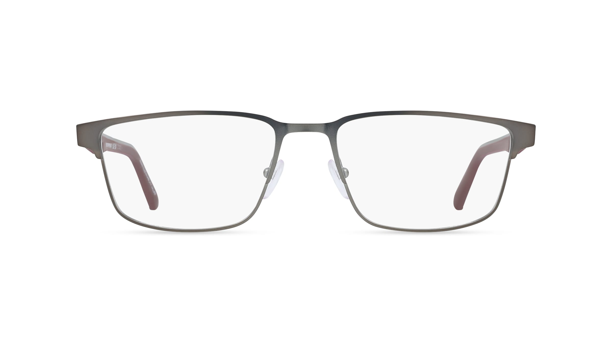 Emporio Armani 0EA1175 Herren-Brille inkl. Gläser Vollrand Eckig Metall-Gestell 56/18/145, Grau