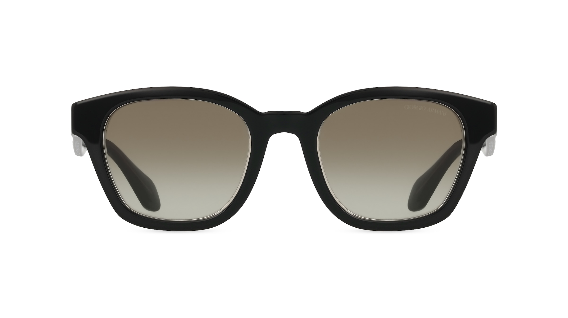 Giorgio Armani 0AR8207 Herren-Sonnenbrille Vollrand Panto Acetat-Gestell, schwarz