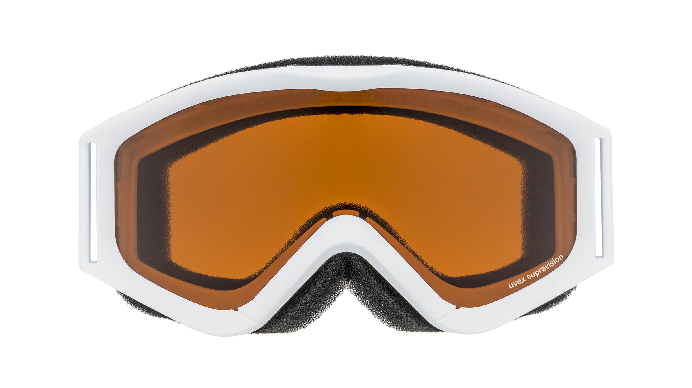 Uvex SPEEDY PRO  Kinder-Skibrille Vollrand Monoscheibe Kunststoff-Gestell, weiß