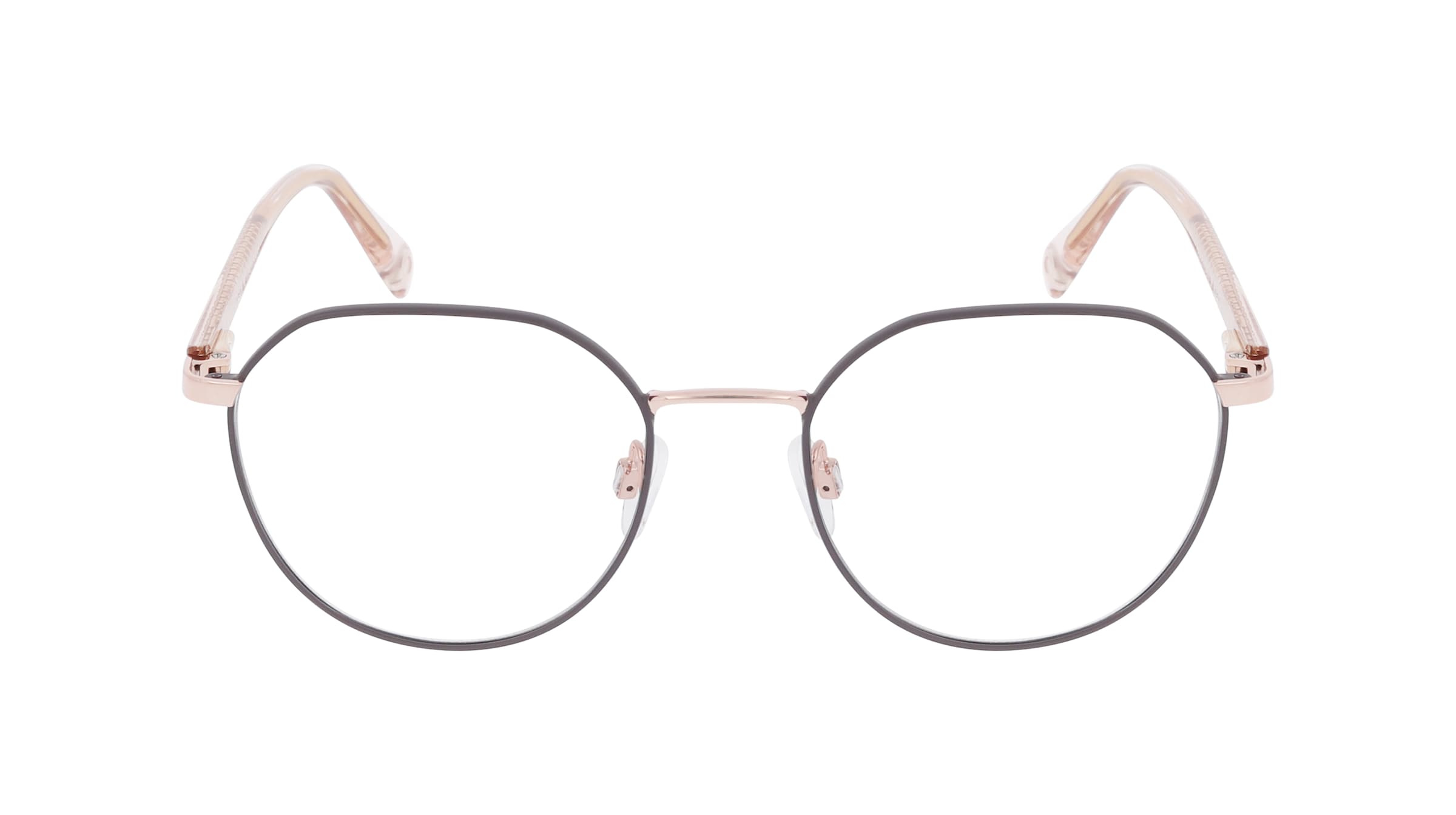 BRENDEL eyewear 902434 Damen-Brille inkl. Gläser Vollrand Panto Metall-Gestell 50mm/18mm/140mm, grau