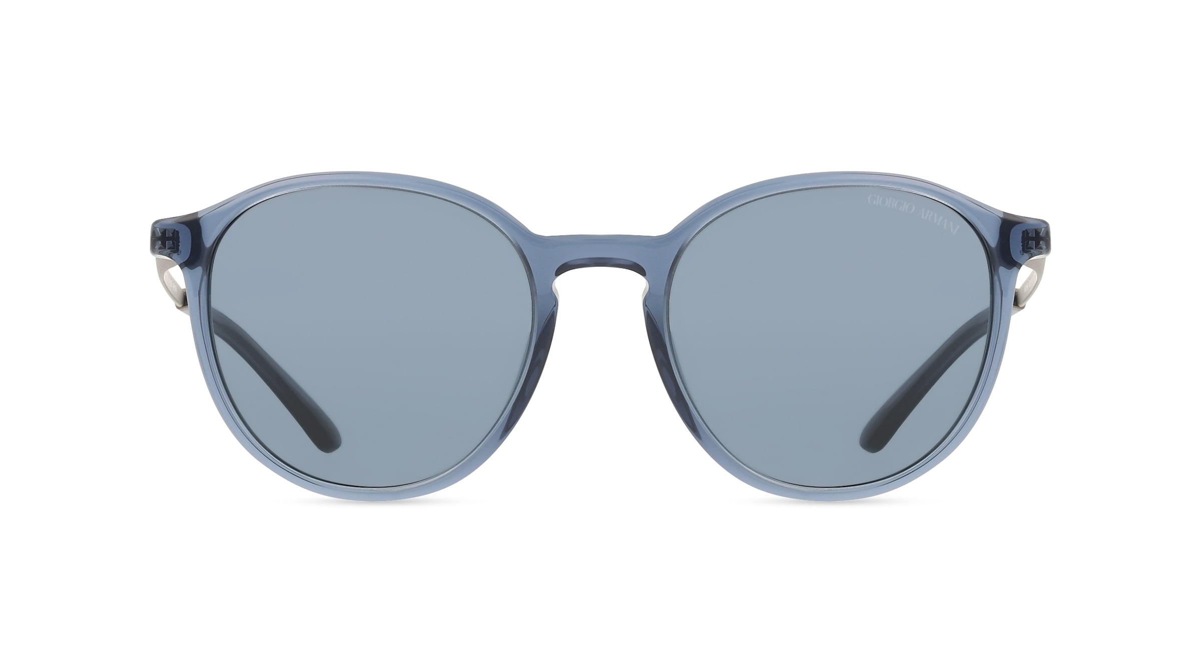 Giorgio Armani 0AR8196 Herren-Sonnenbrille Vollrand Panto Acetat-Gestell, blau