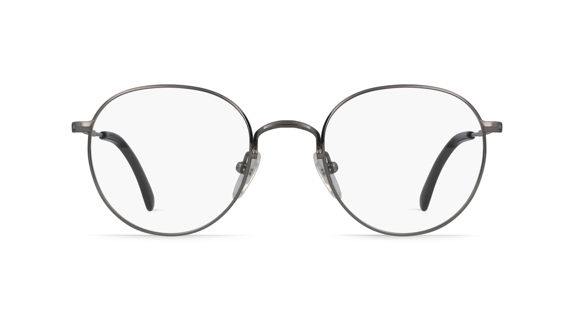 Fielmann OPH 9958 CL Unisex-Brille inkl. Gläser Vollrand Panto Metall-Gestell 47mm/21mm/145mm, grau