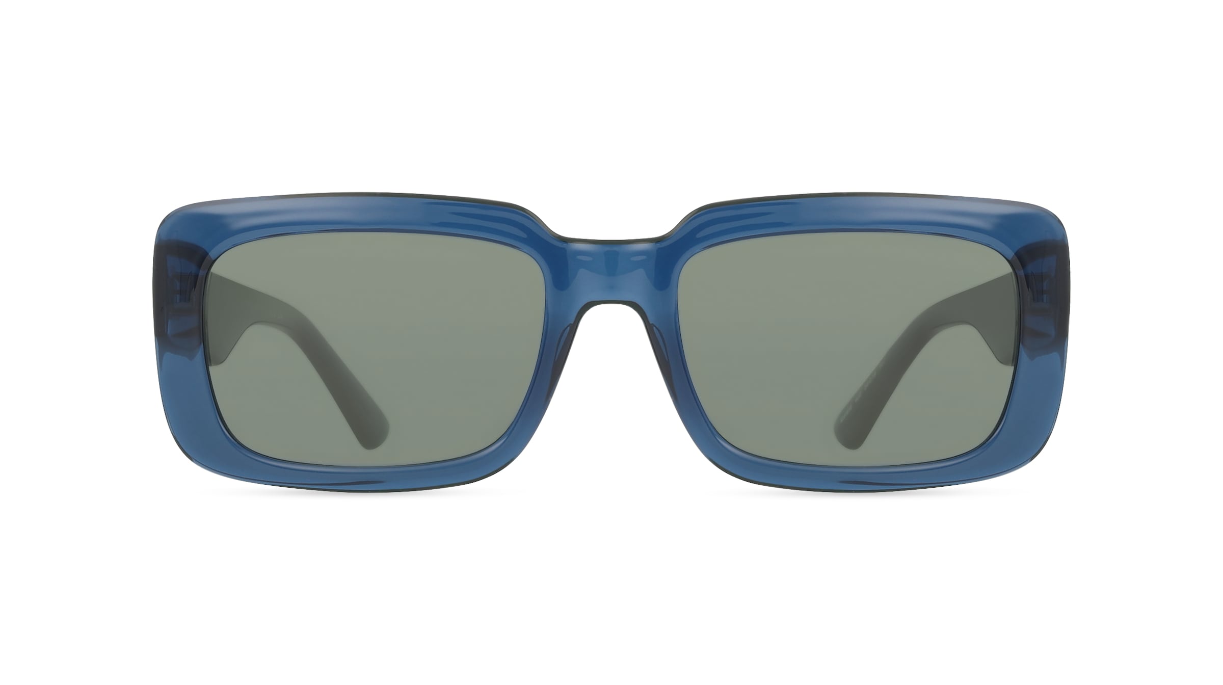 Karl Lagerfeld KL6101S Unisex-Sonnenbrille Vollrand Eckig Kunststoff-Gestell, blau