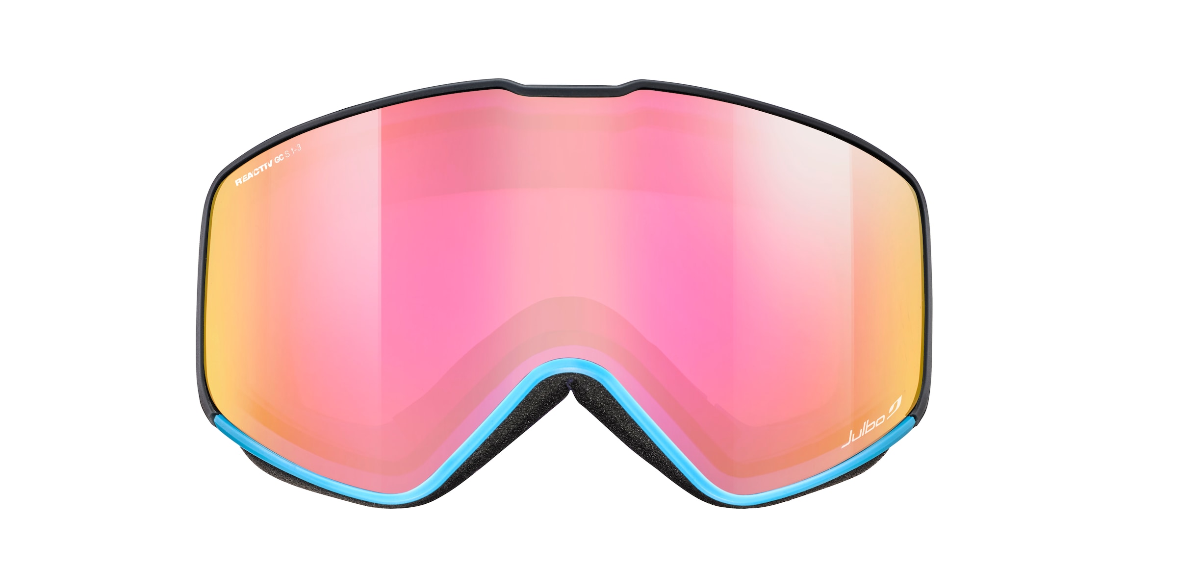 Julbo J7597 Herren-Skibrille Vollrand Monoscheibe Kunststoff-Gestell, grau